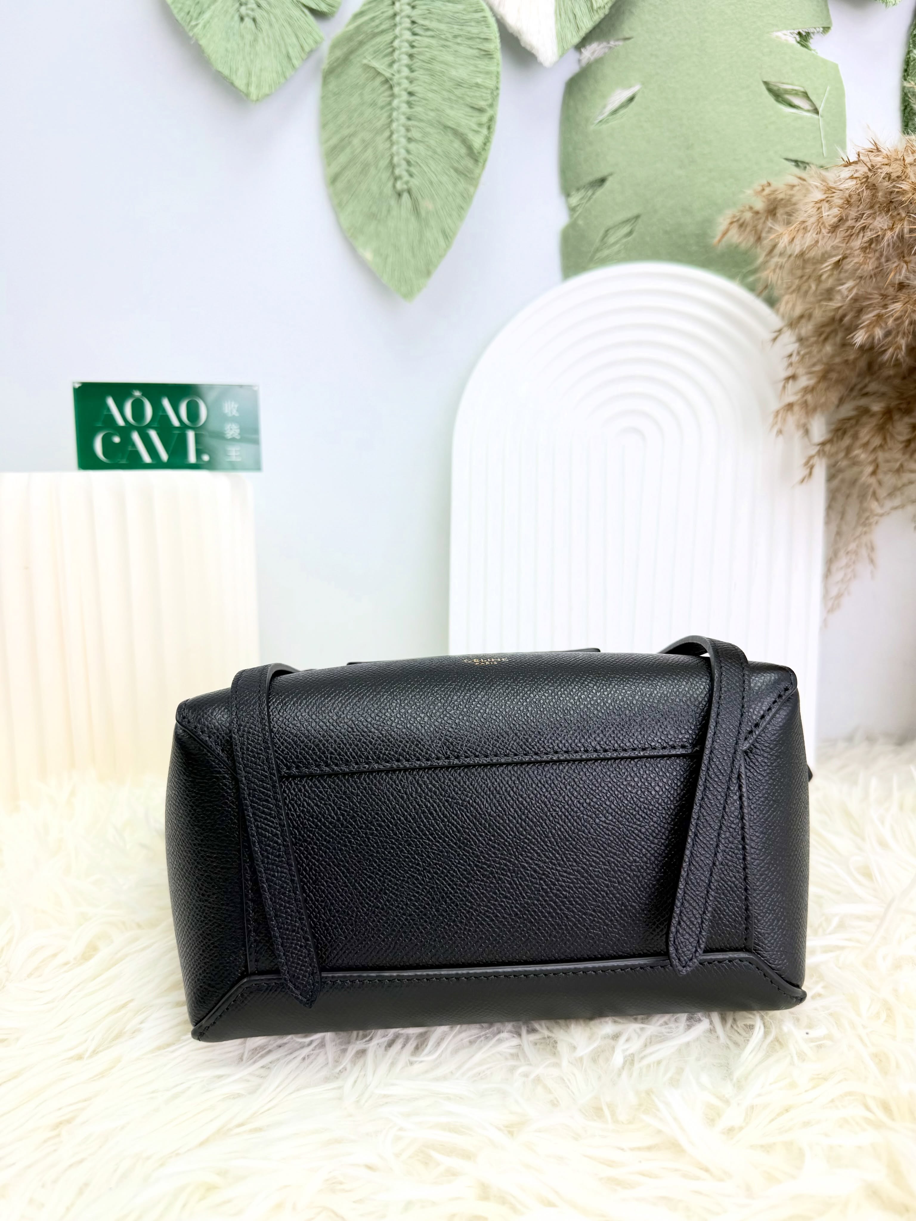 Celine👜 PRE OWNED 🛍️🖤黑色 belt bag 