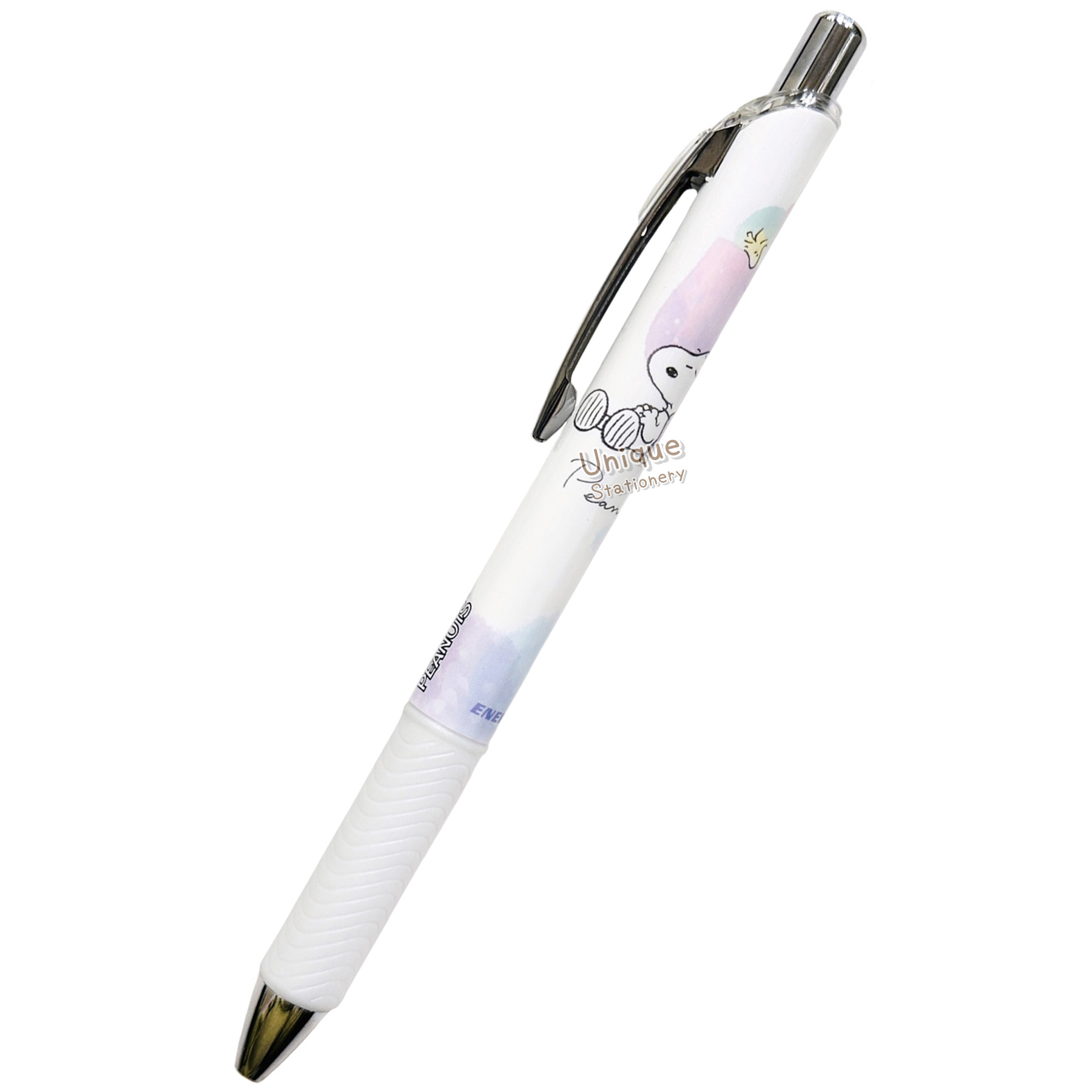 現貨｜Snoopy 日本製 Pentel EnerGel 0.5mm 黑色 啫喱筆 (CR136797)