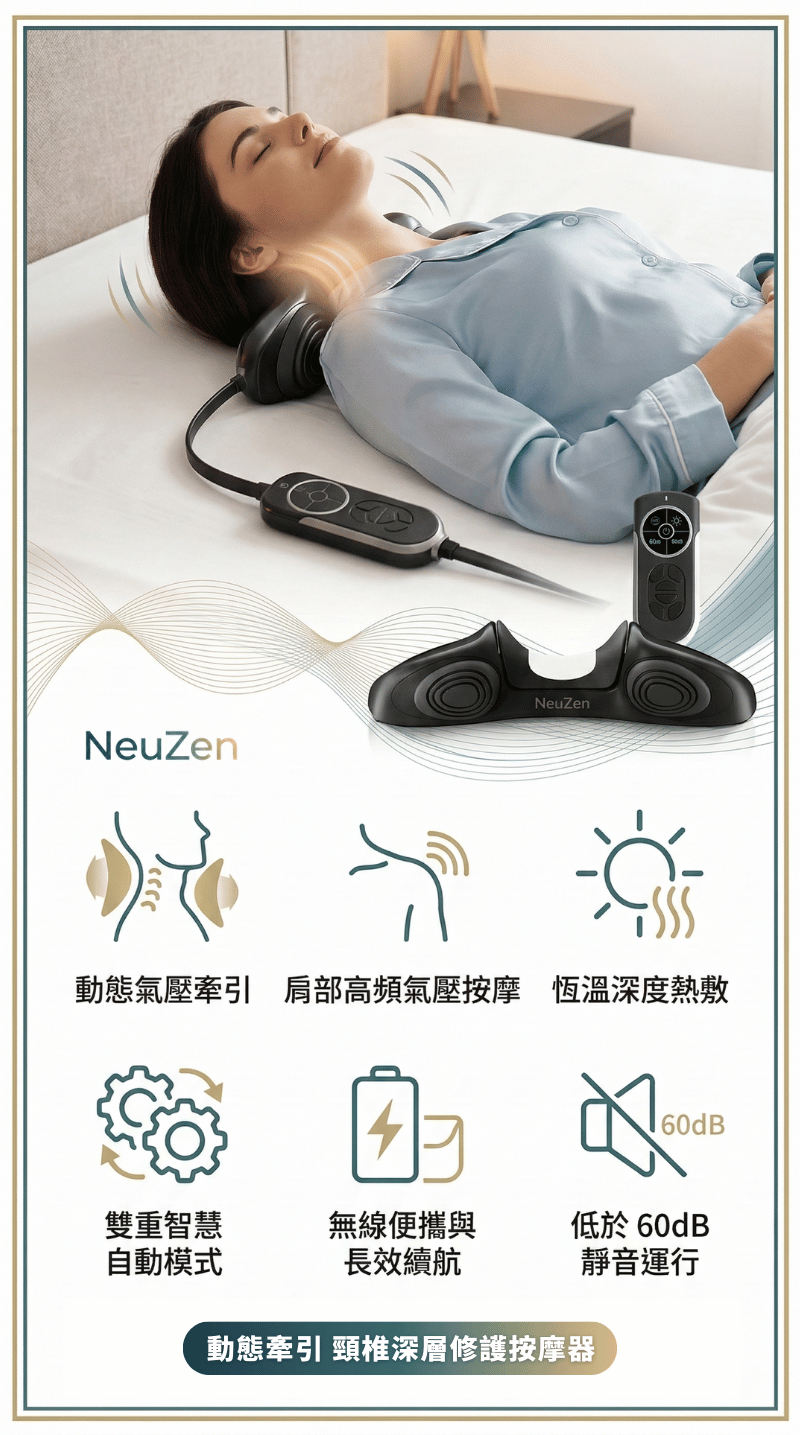 香港行貨  NeuZen 動態牽引 頸椎修護按摩器