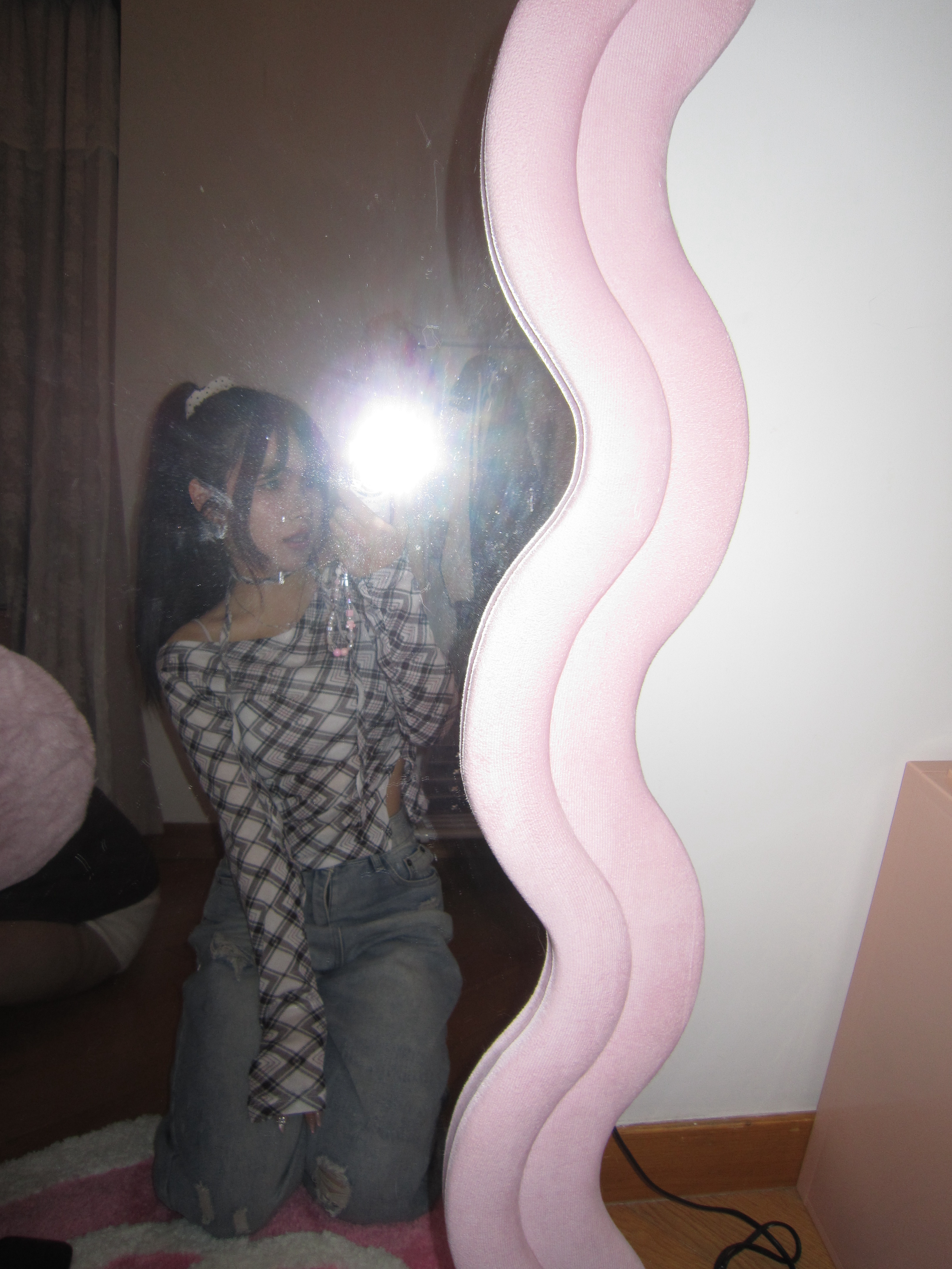 已售罄❌韓國設計感菱格top+掛頸繩