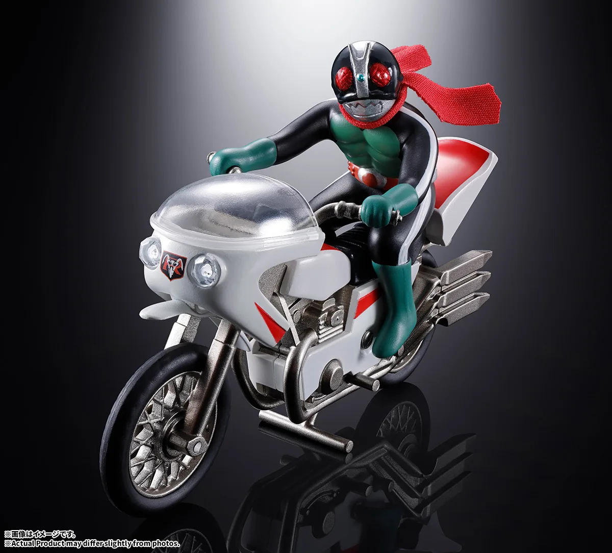 (預訂訂金 $200) (總價 $475) Bandai POPYNICA 超合金 旋風號 (幪面超人2號) (行版) Cyclone (Kamen Rider No. 2)