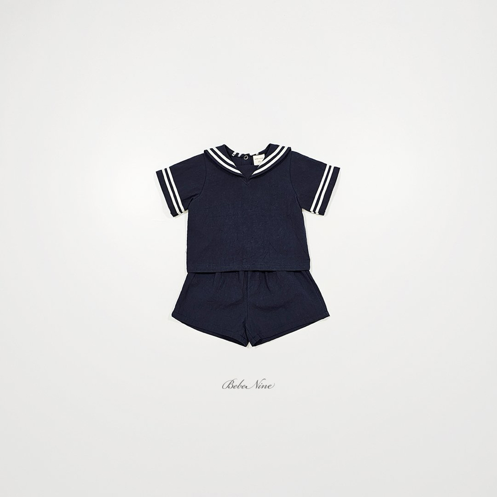 ☀️預訂 韓國直送☀️🇰🇷Bebenine三色海洋風水手領上下套裝