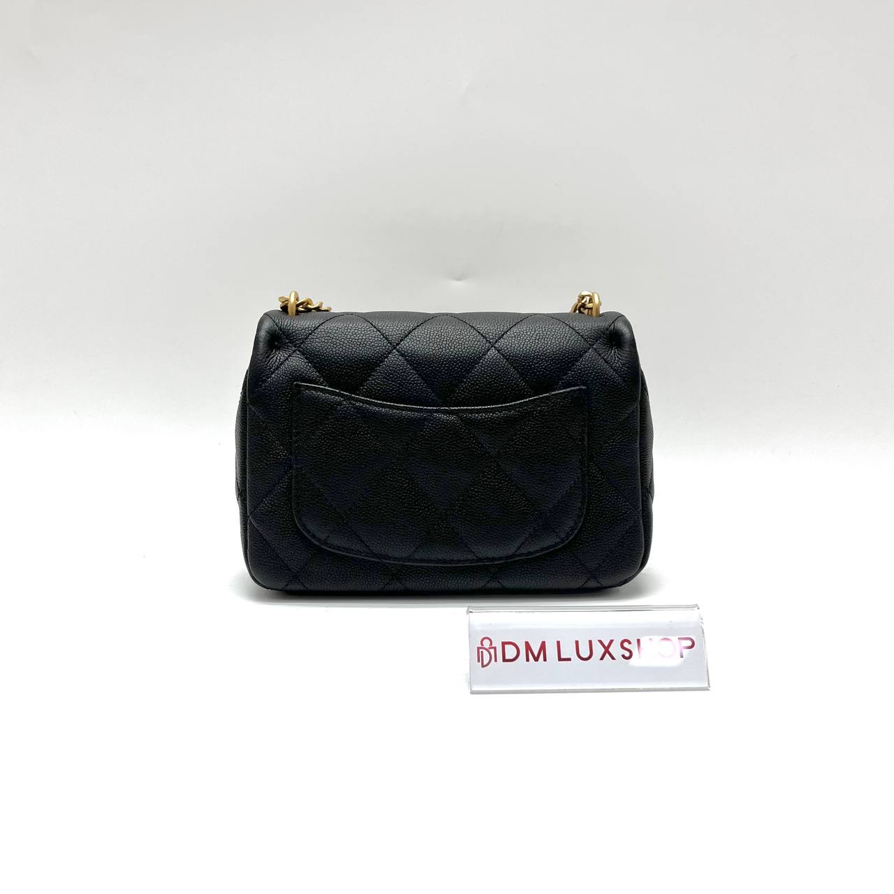 Chanel 24P Black Caviar Sweetheart Flap Bag GHW (Microchip)