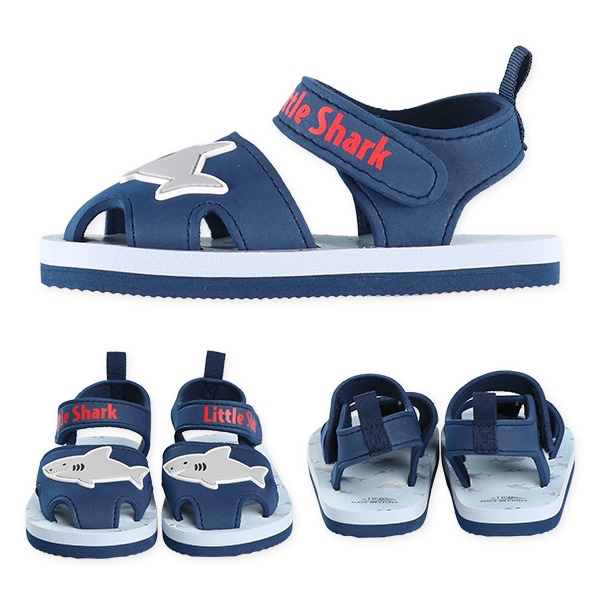 🇯🇵預訂 日本直送🇯🇵鯊魚圖案藍色EVA涼鞋