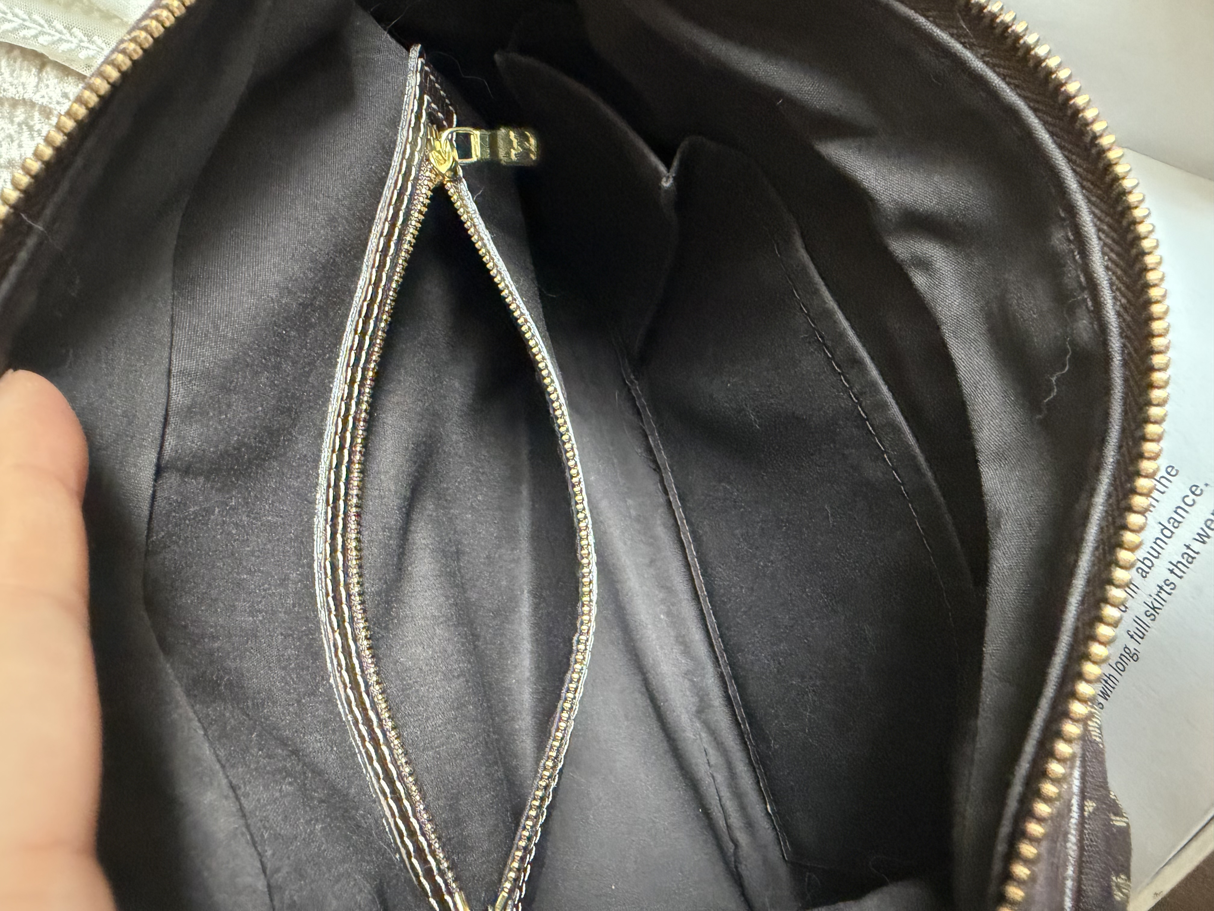 LOUIS VUITTON Monogram Mini Lin Boulogne bag