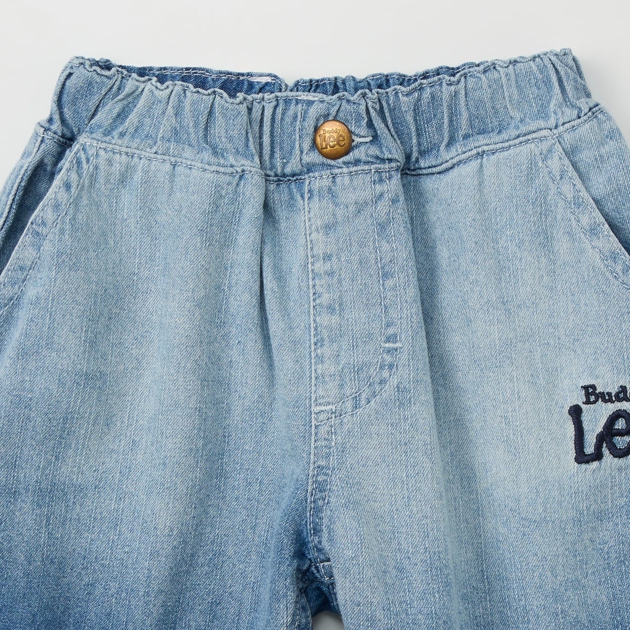 🇯🇵預訂 日本直送🇯🇵Buddy Lee 兩色標誌刺繡漸變半截牛仔褲