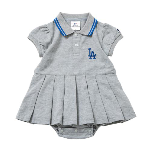 🇯🇵預訂 日本直送🇯🇵MLB刺繡企領短袖包屁百摺裙