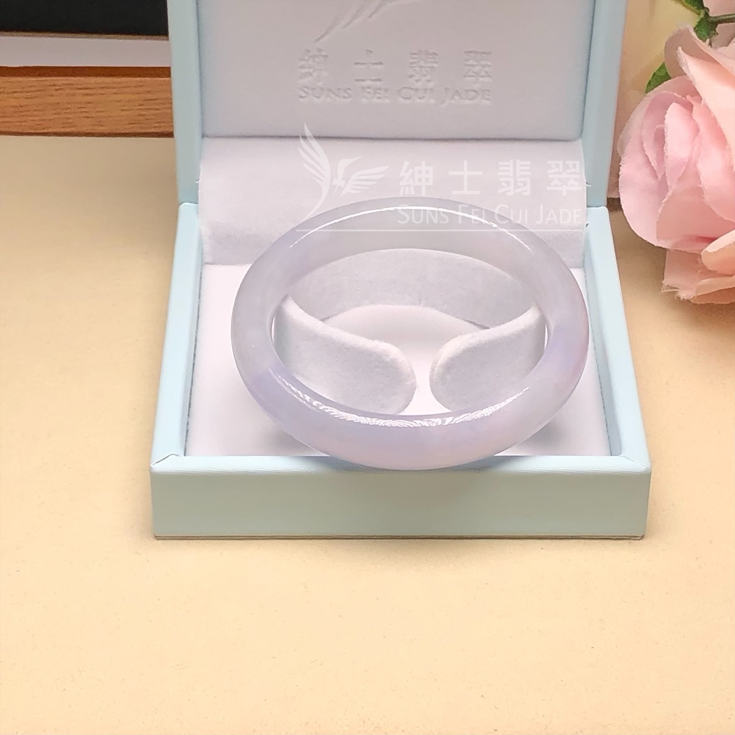 會卡紫羅蘭貴妃鐲51.6mm