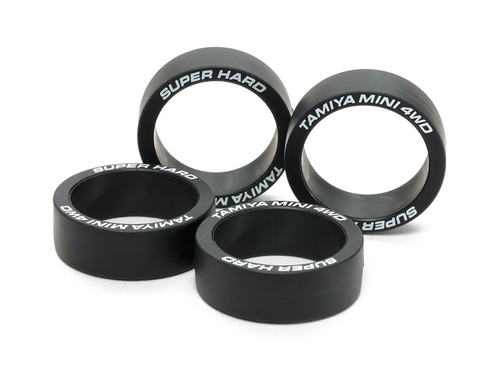 SUPER HARD LARGE DIA. LOW-PROFILE TIRES (BLACK)