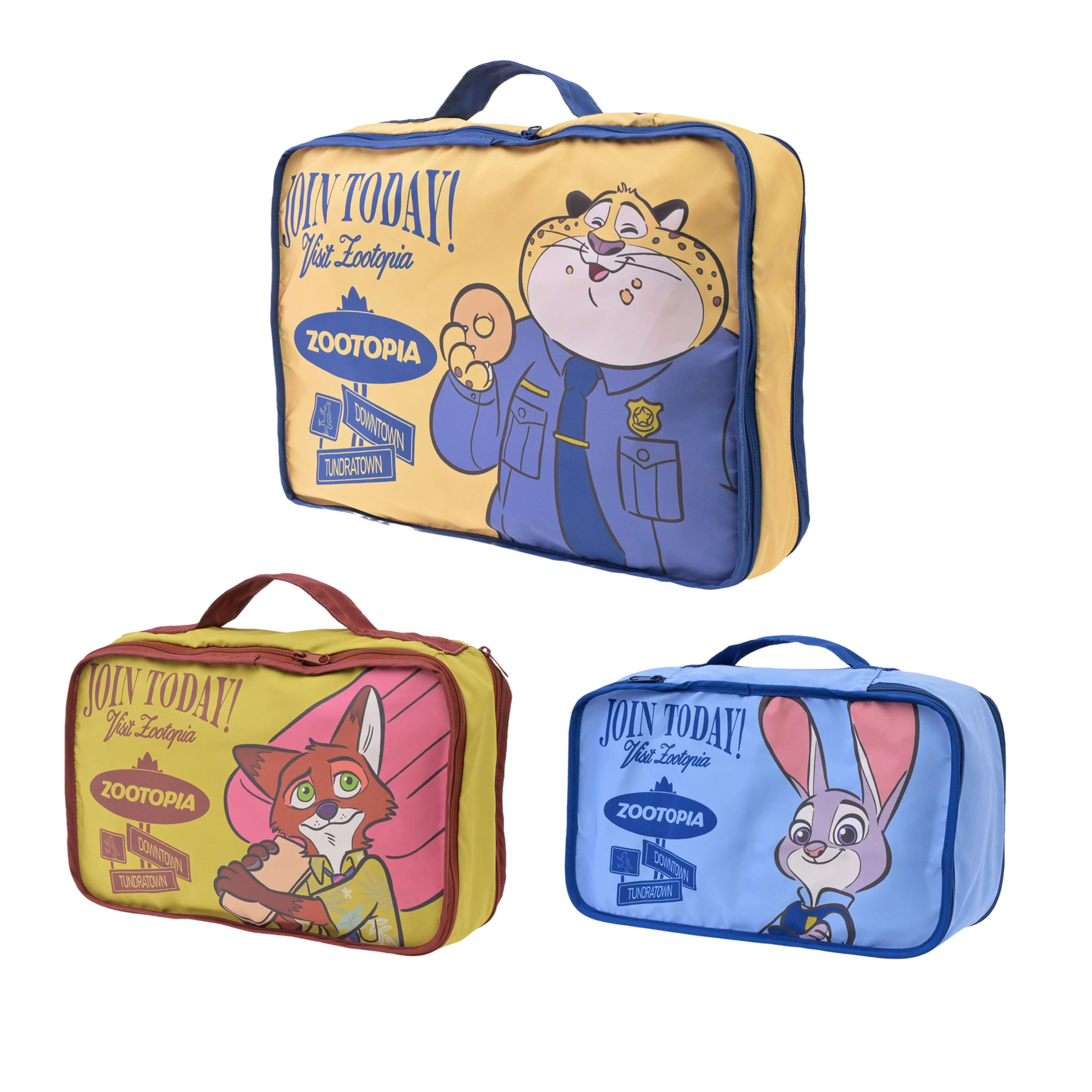 🌸 【預訂】Storage Pouch Set (3 Sizes) - ZOOTOPIA TRAVEL