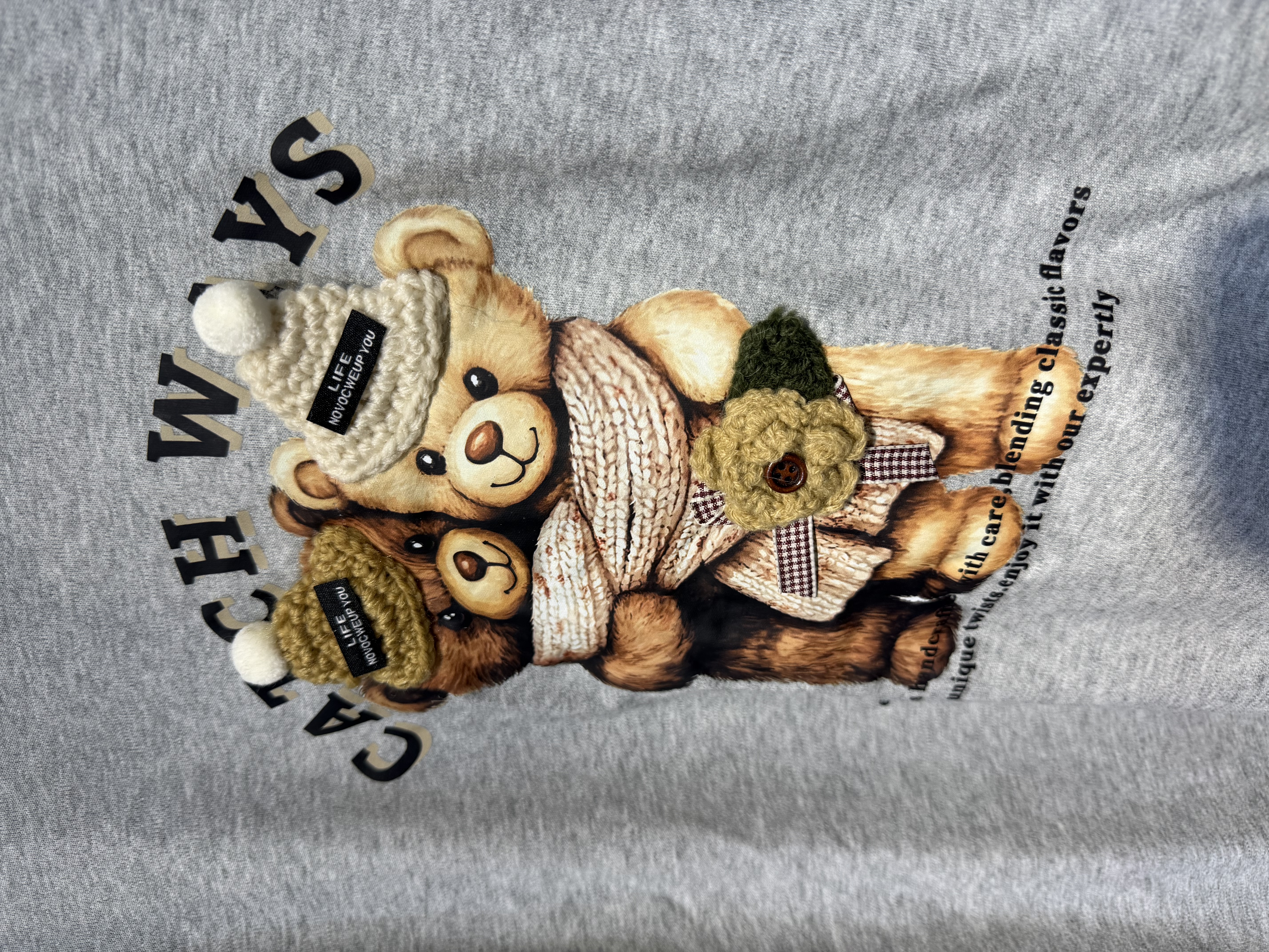 可愛小熊印花休閒T恤