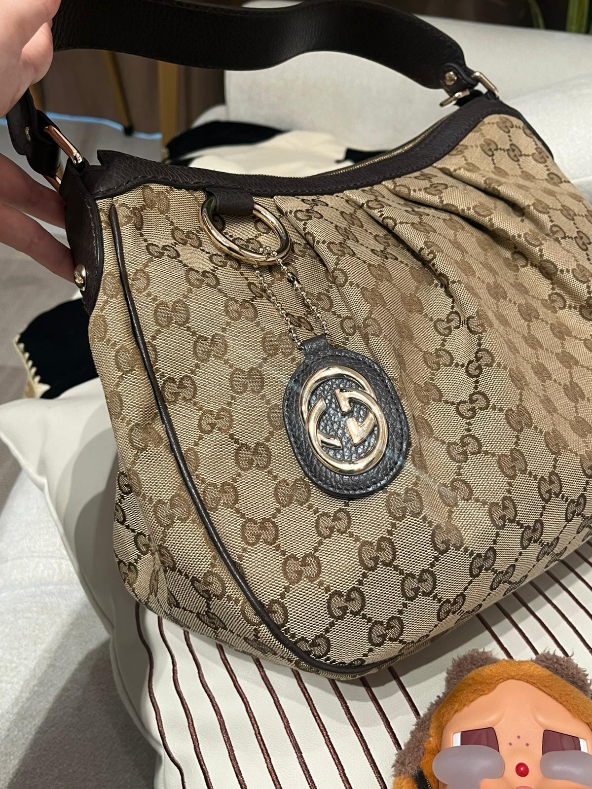 Gucci hobo gg Hobo bag  100%Authentic ,98%new✅dust bag 