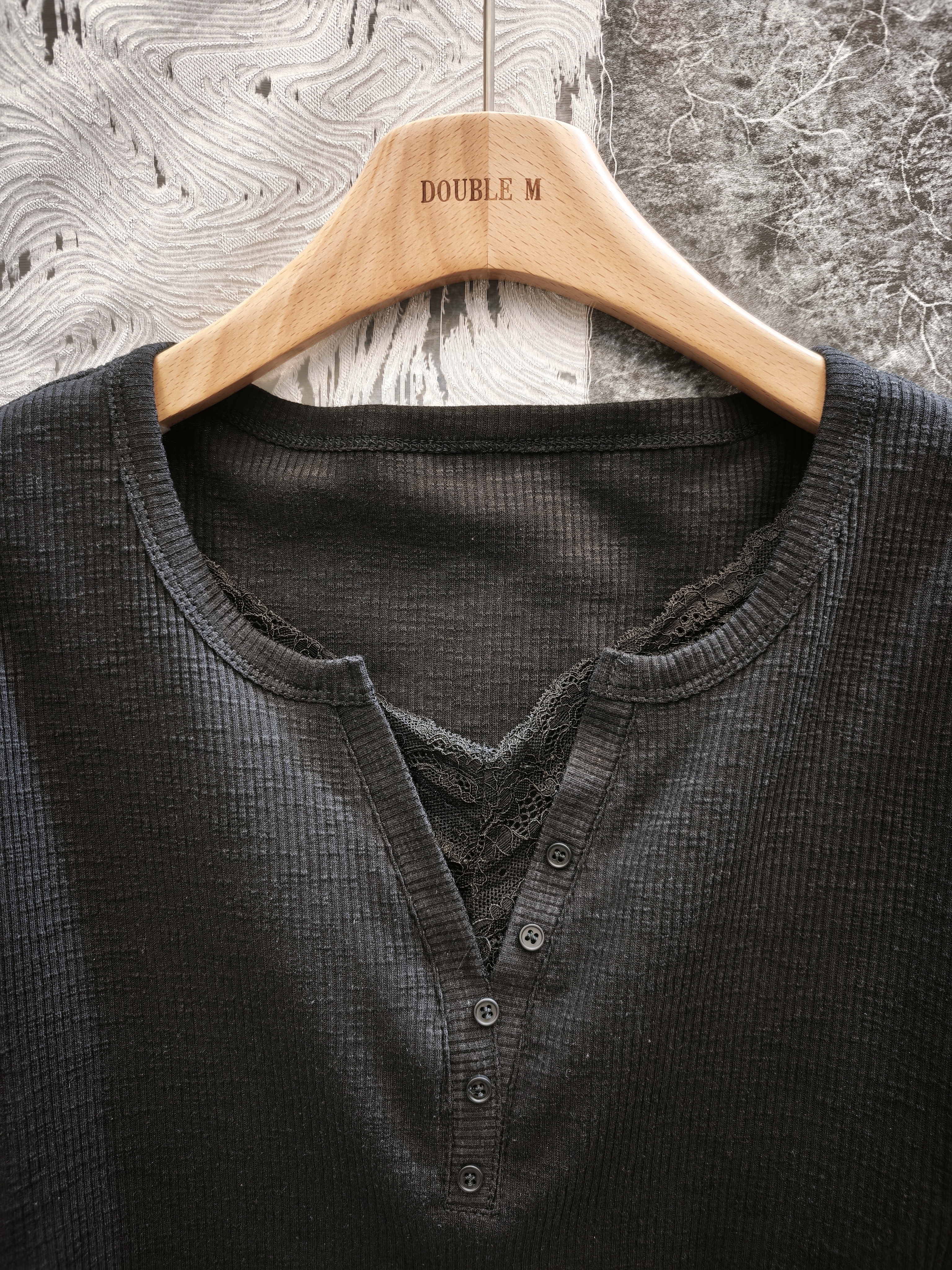 假兩件羅紋上衣