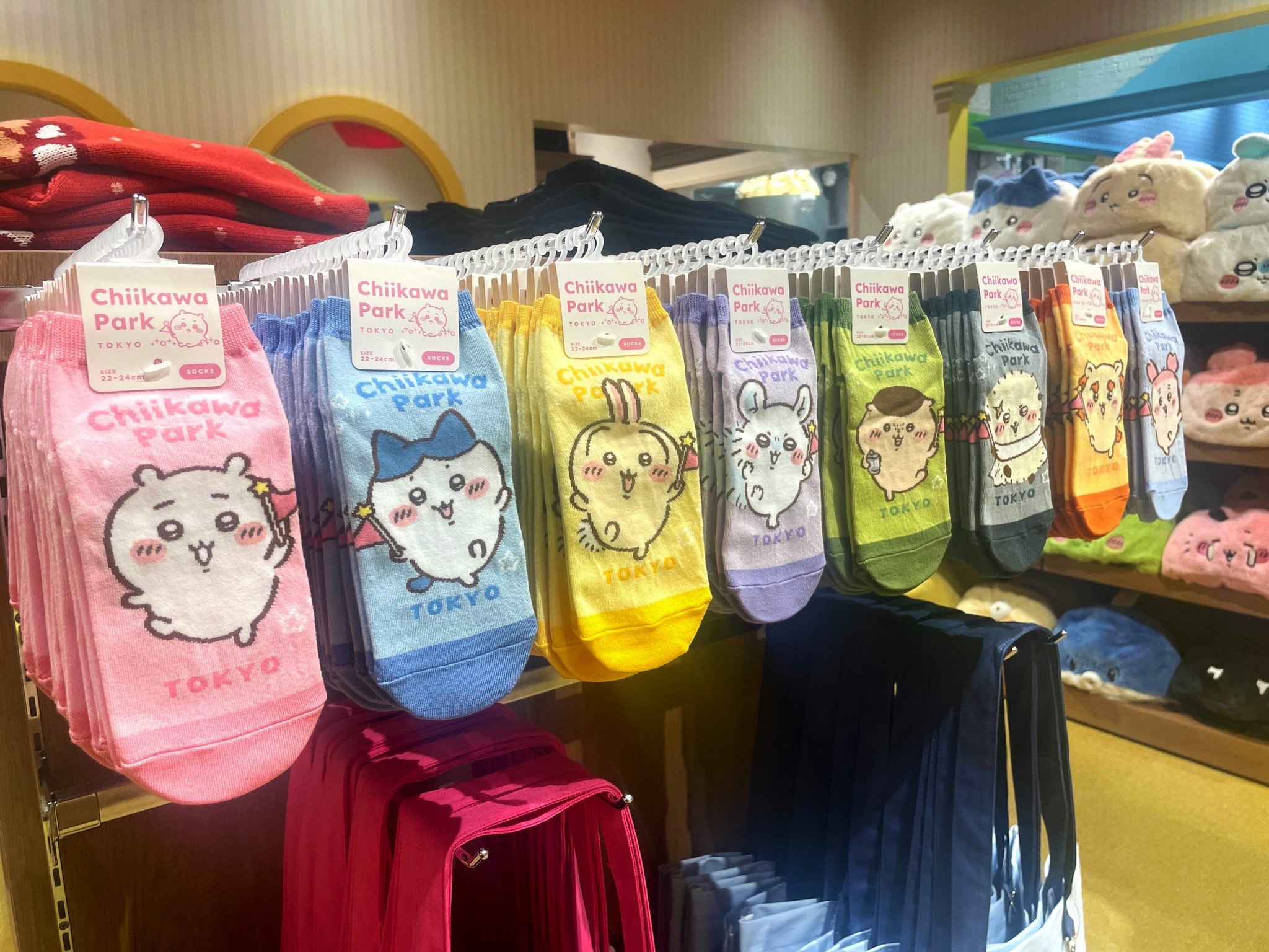 四月連線貨品 - 日本 CHIIKAWA PARK 短襪(22-24cm)