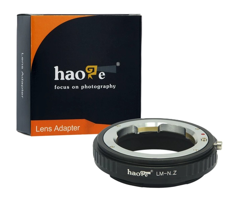 Haoge Leica M Rangefinder Lens To Nikon Z-Mount Mirrorless Camera 金屬接環