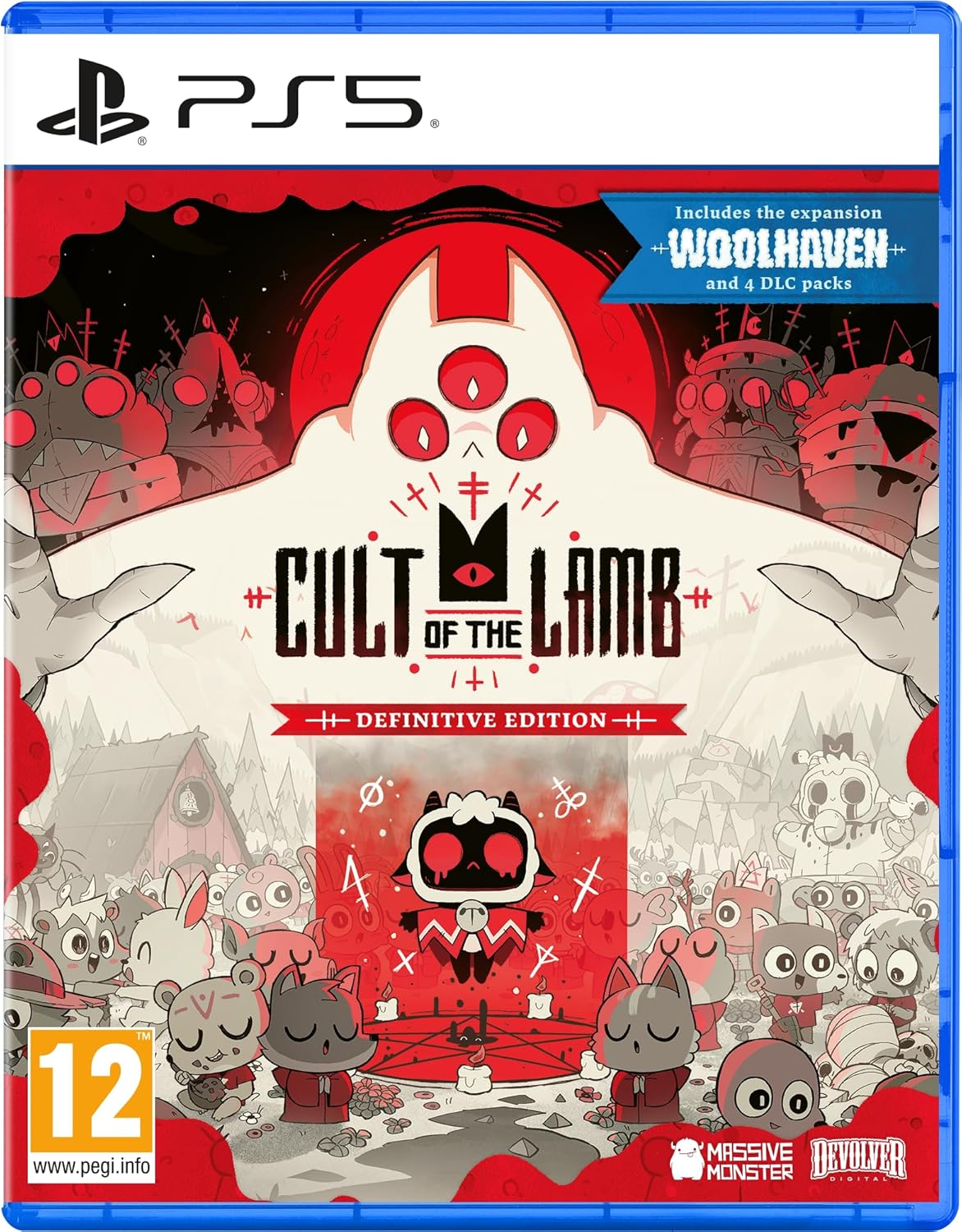【預售 17/7】PS5 進擊羔羊傳說 (終極版) / Cult of the Lamb (Definitive Edition) 中/英文  (英文封面) PO0644
