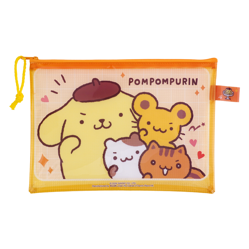 Pompompurin PVC Mesh Bag (M) 文件袋 (中)