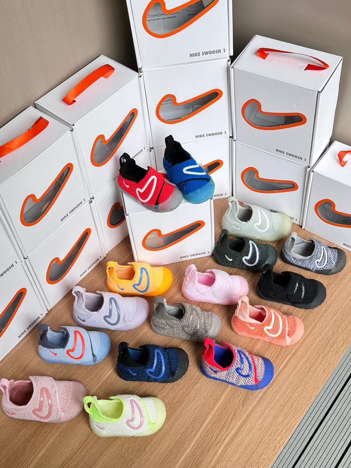 廠單NK Swoosh 1魔術貼學步鞋