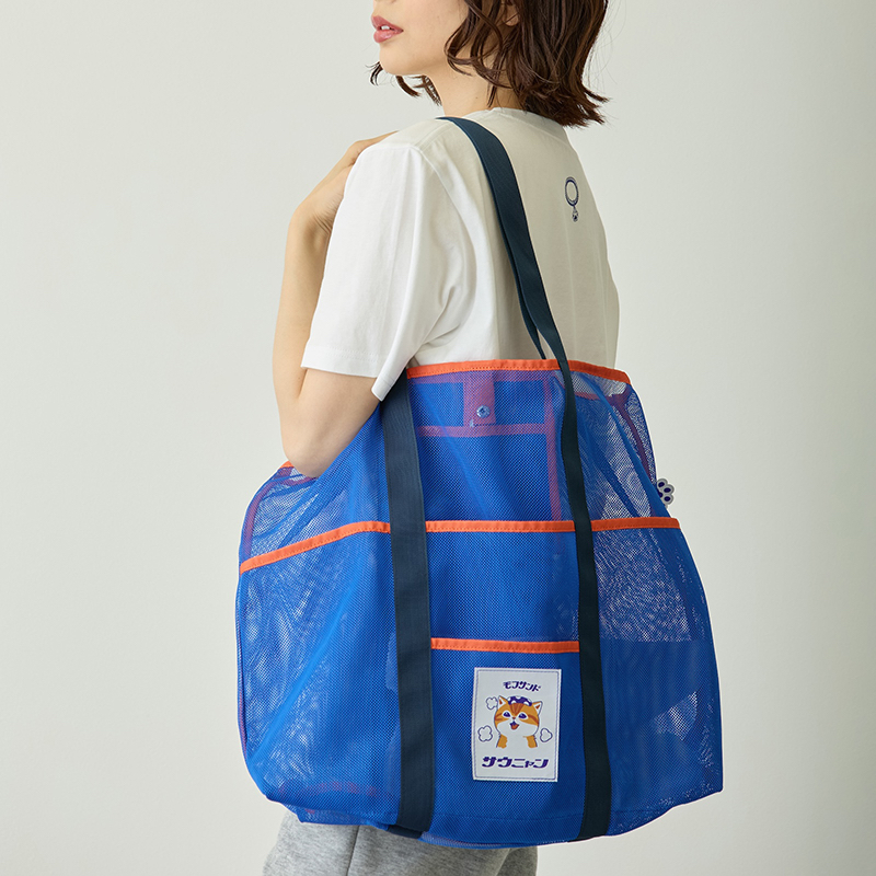 🎀【預訂】 mofusand 網袋  Blue