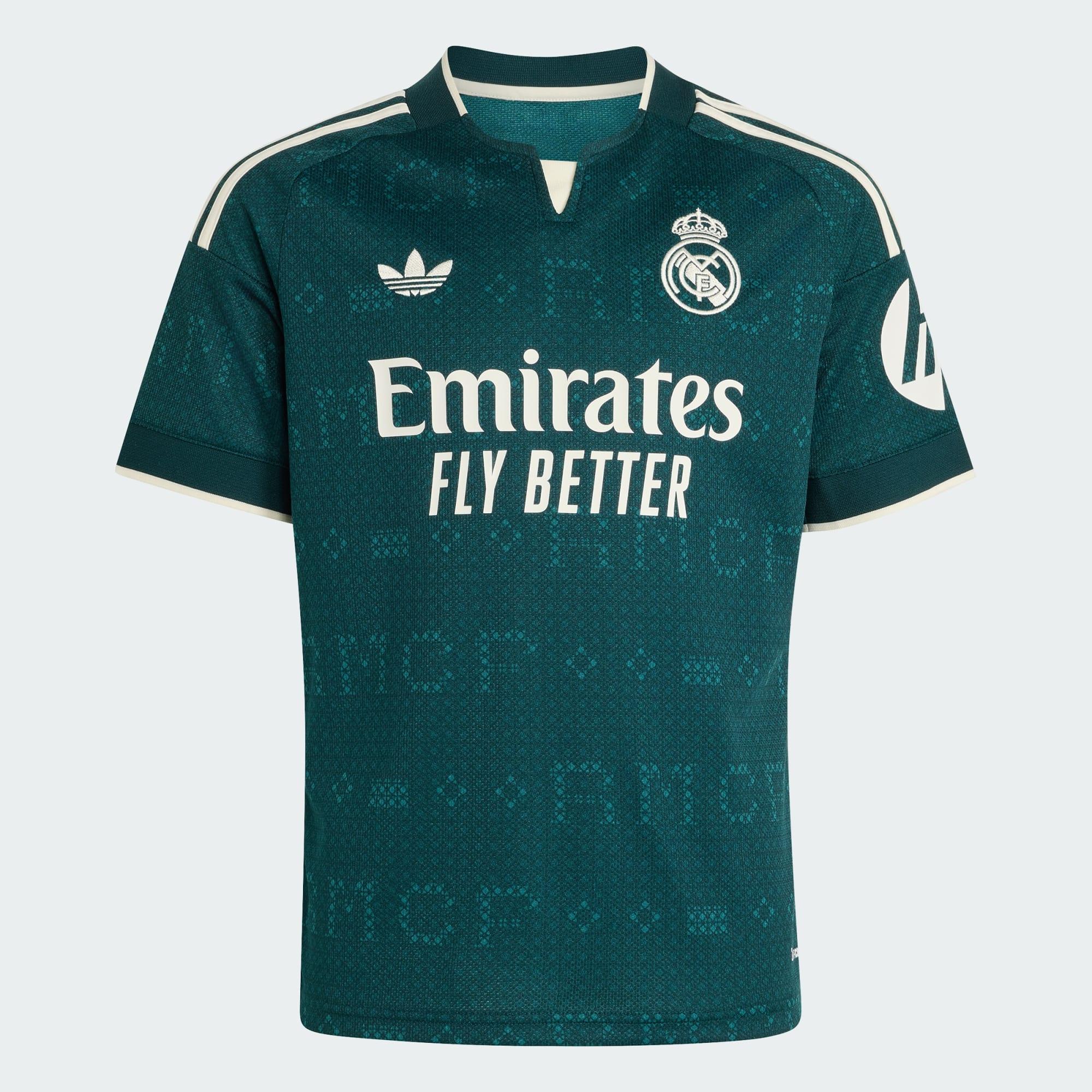 💚典雅的暗綠色調 Adidas Real Madrid 皇家馬德里 2026-27 作客童裝球迷版球衣 (可加印字章) KC3991