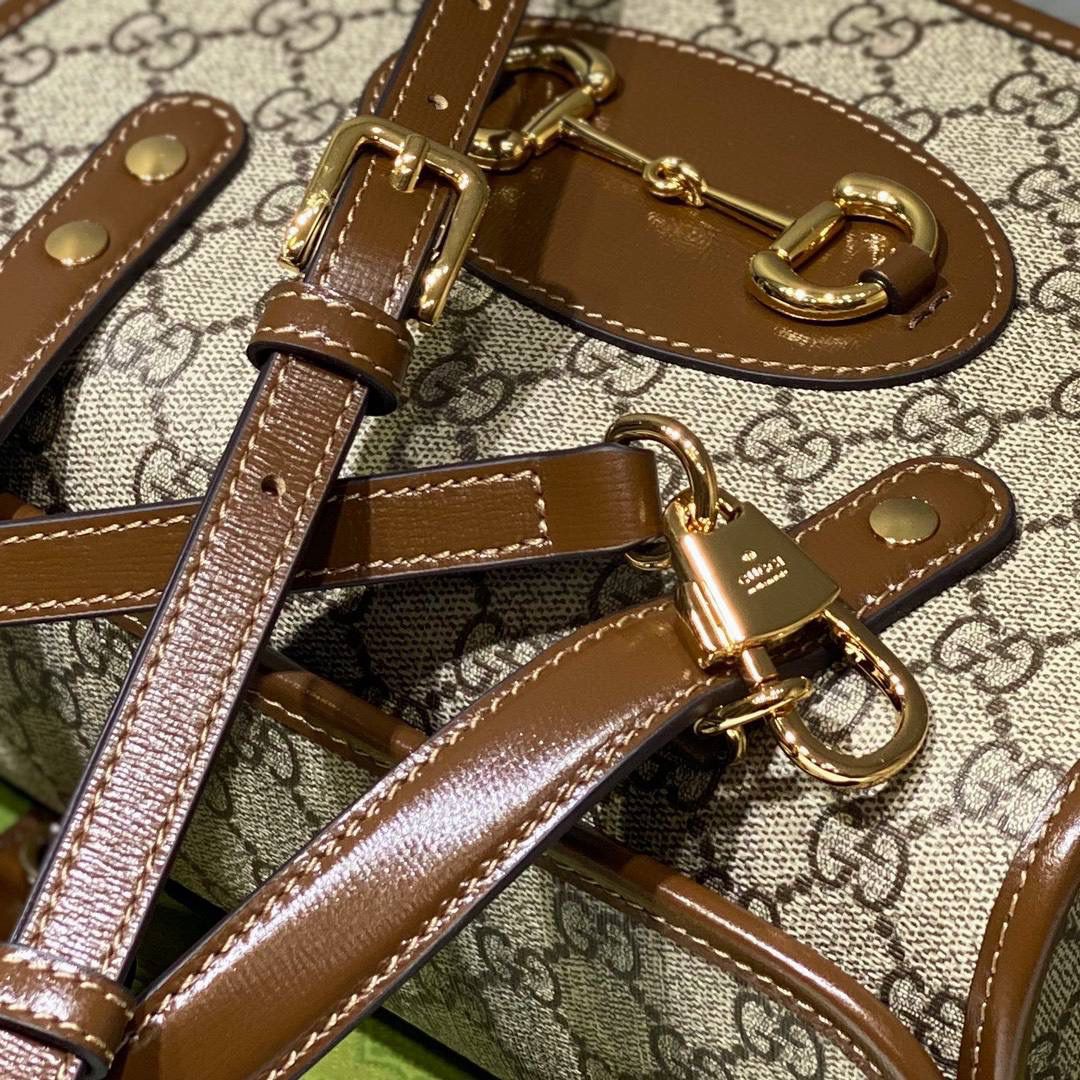 🔥大货实拍图 𝗚𝘂𝗰𝗰𝗶 𝟭𝟵𝟱𝟱 𝗛𝗼𝗿𝘀𝗲𝗯𝗶𝘁迷你手提 型号：645453 尺寸：23*16*12cm