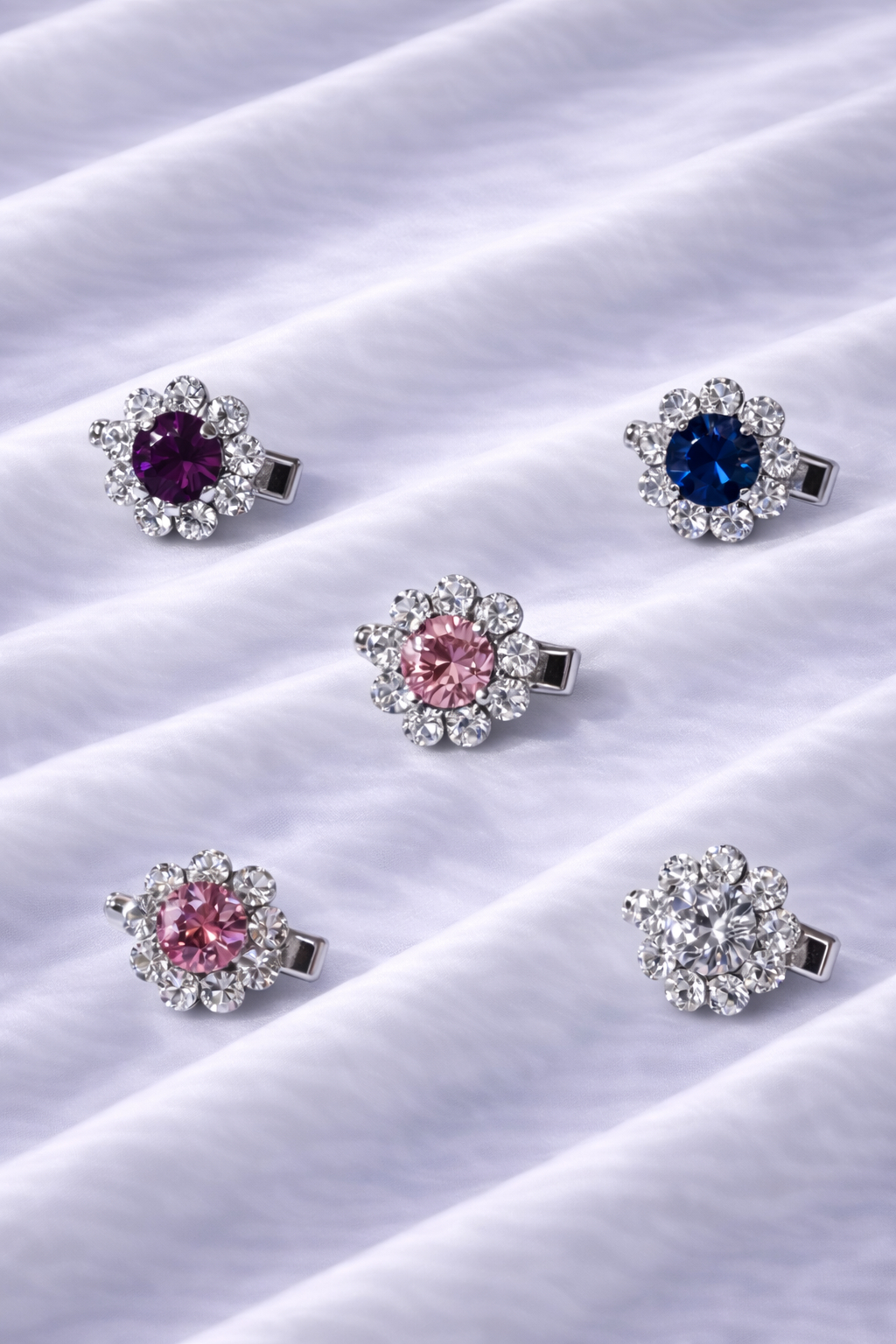 Swarovski Lumière Mini Blossom Brooch