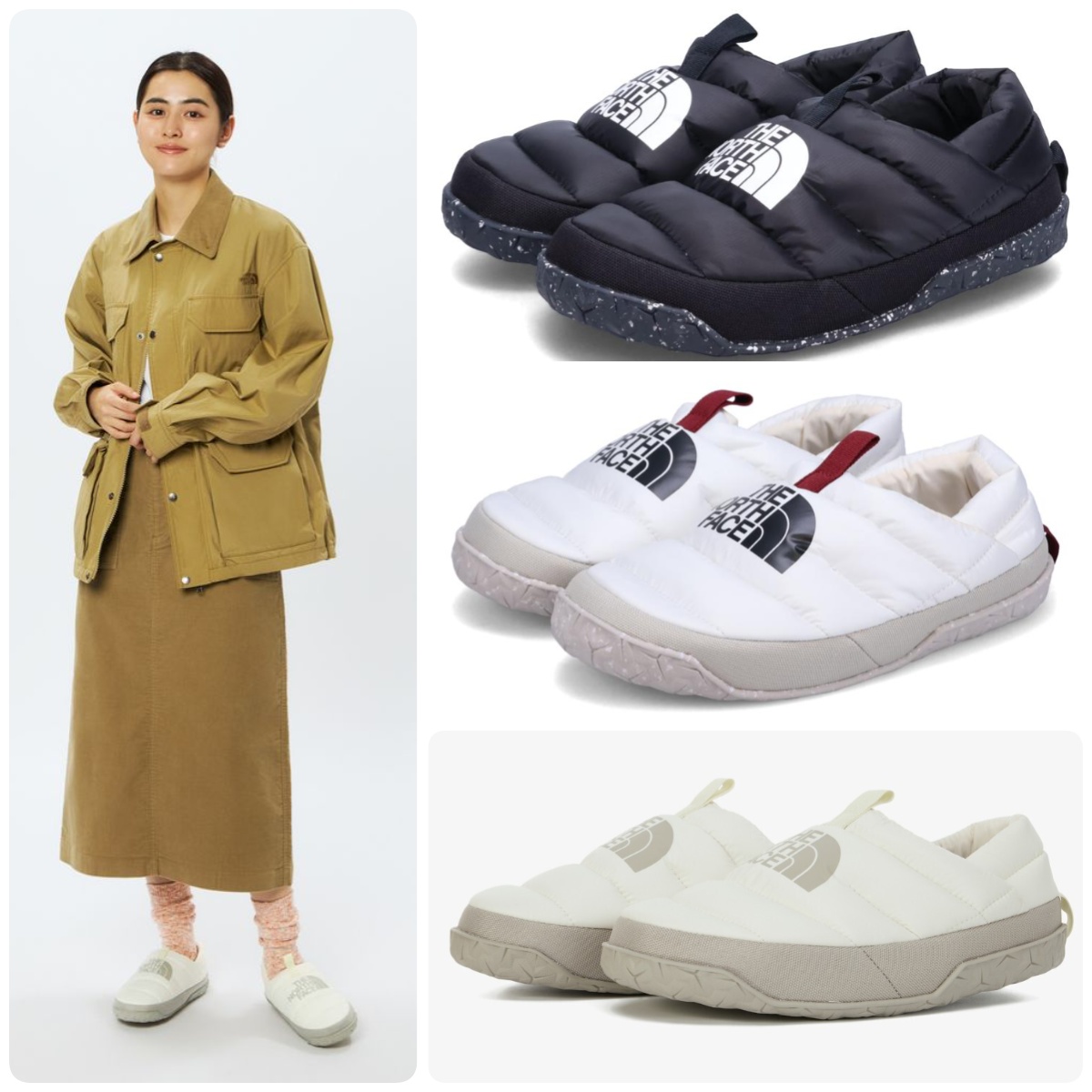 The North Face 一腳蹬棉鞋