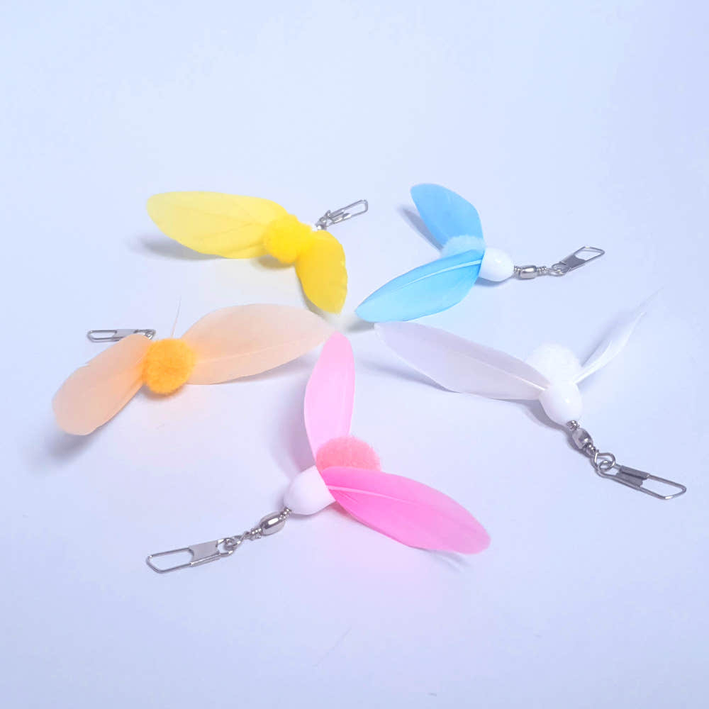 韓國 🇰🇷 handmade 彩色峰鳥/鷹 替換逗貓頭 