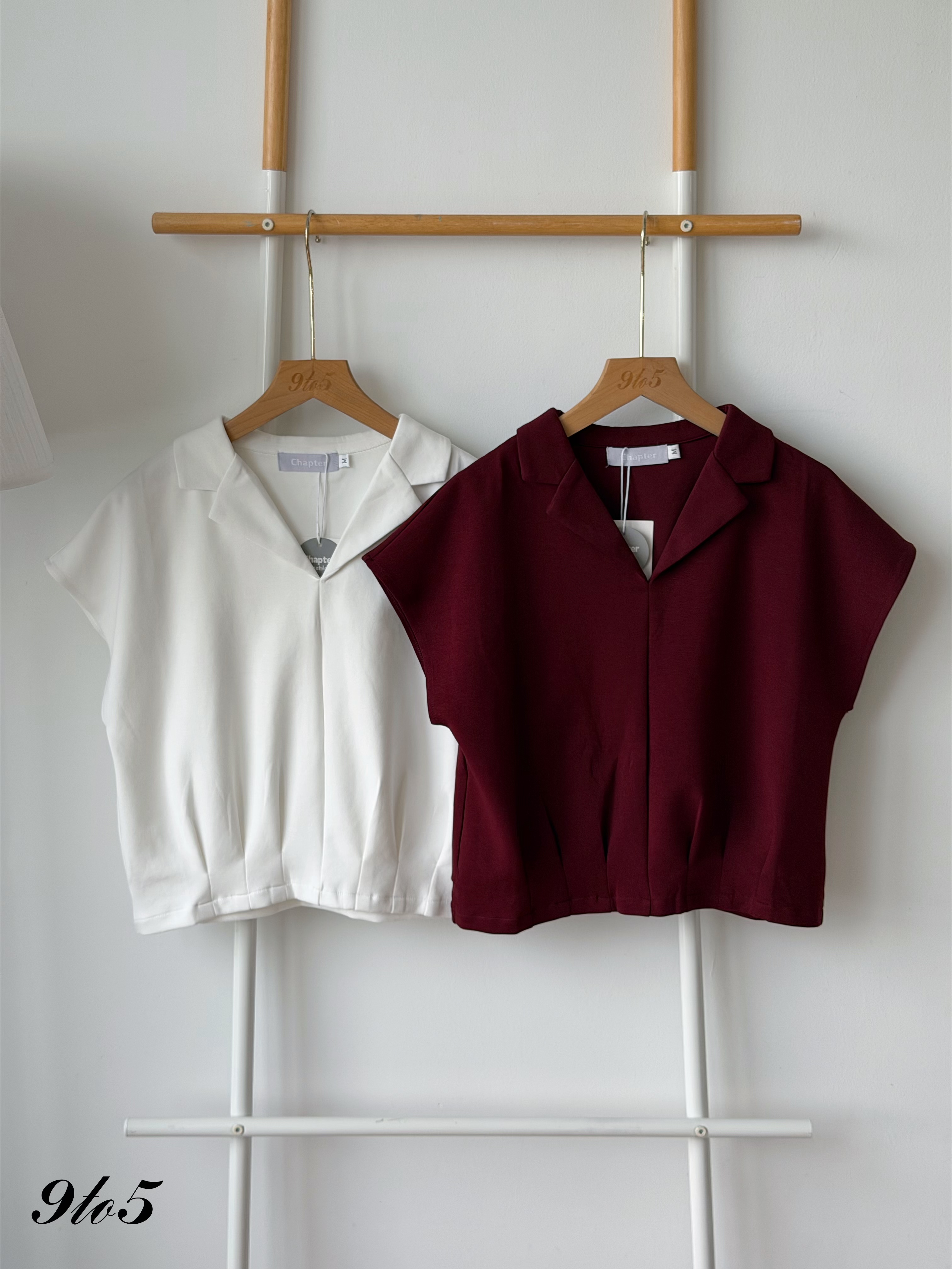 T4542 Cape Sleeve V Neck Shirt - 3 Colors 