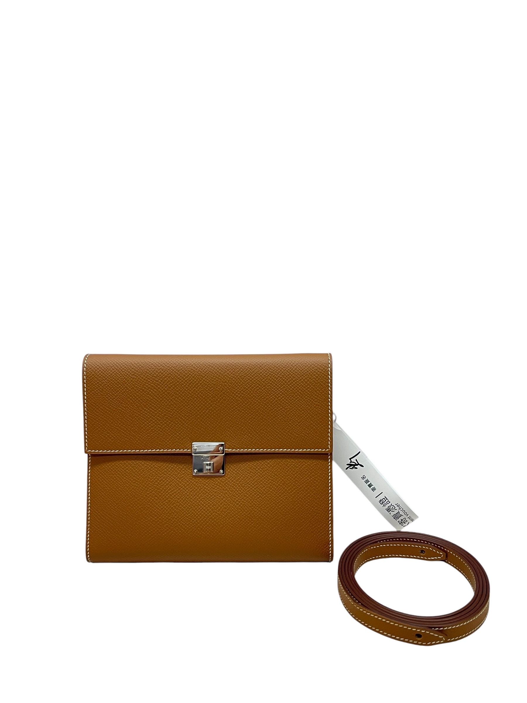 Pre-Owned HERMÉS Clic 16 Wallet On Chain Stamp Z / Product Code: 070613