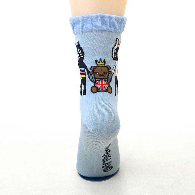 Pebbly x New England Teddy Bear Socks