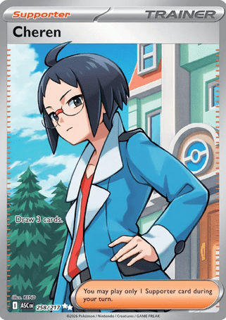 Pokemon TCG Mega Evolution—Ascended Heroes - Cheren-258/217