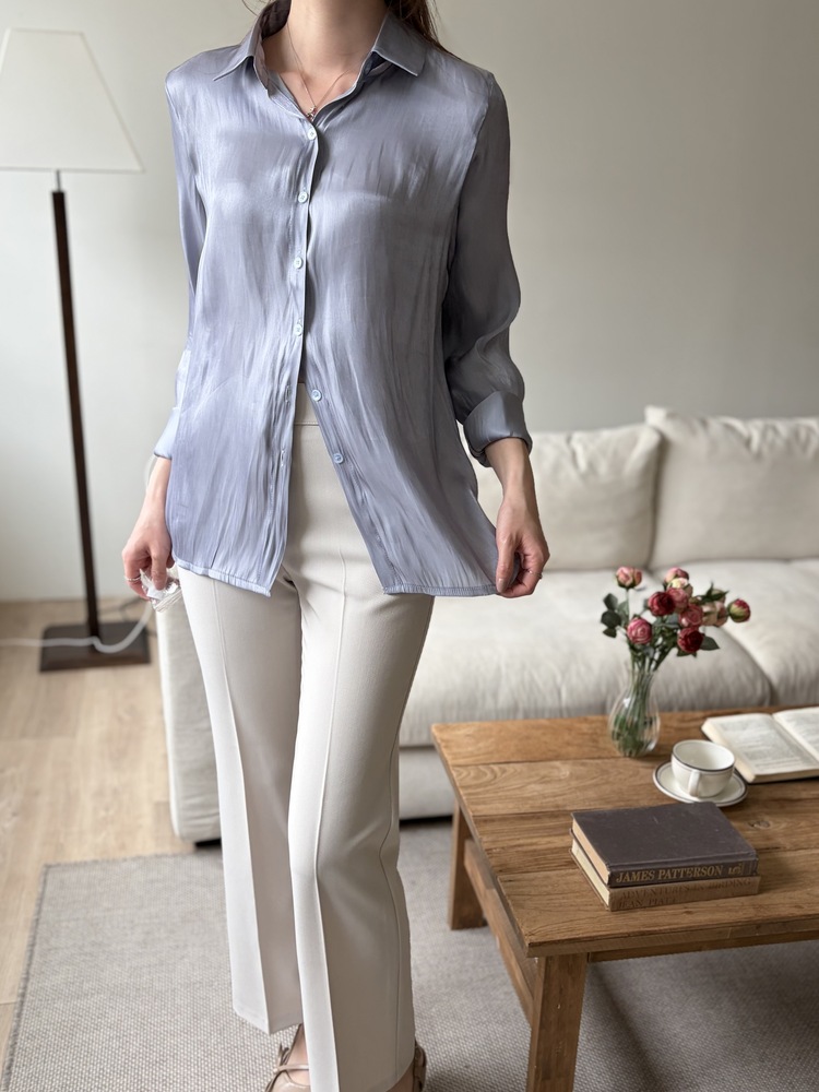 Silken Glow Shirt (Blue)