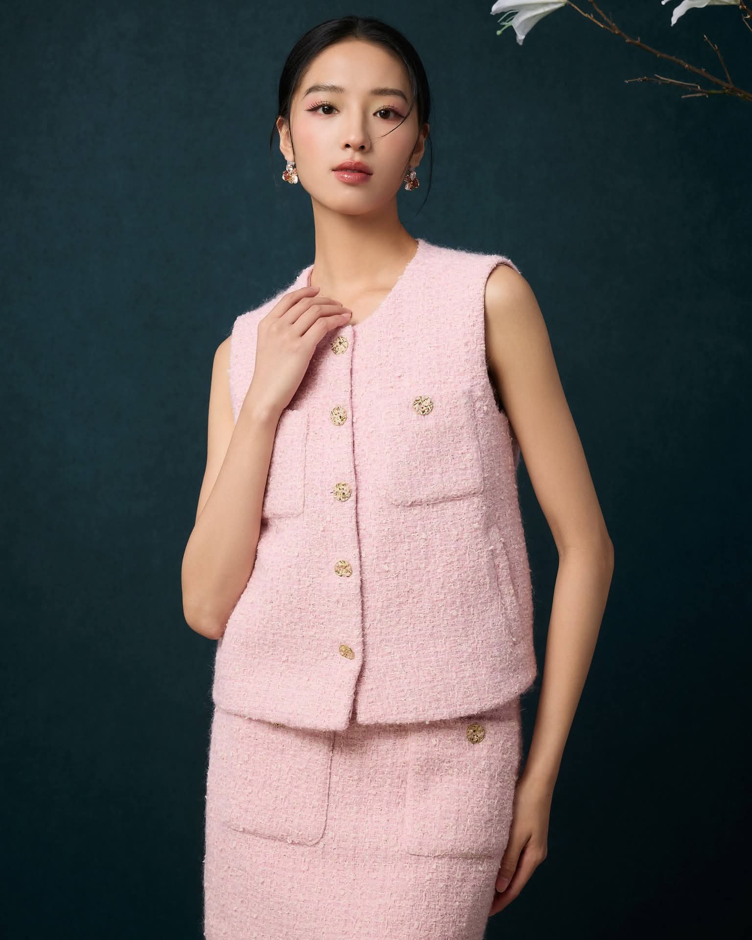 小香风半裙 S0089