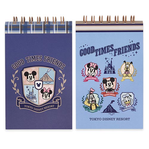預訂 樂園限定 Good Time Friends 刺繡掛飾 原子筆 Memo pad 筆記簿