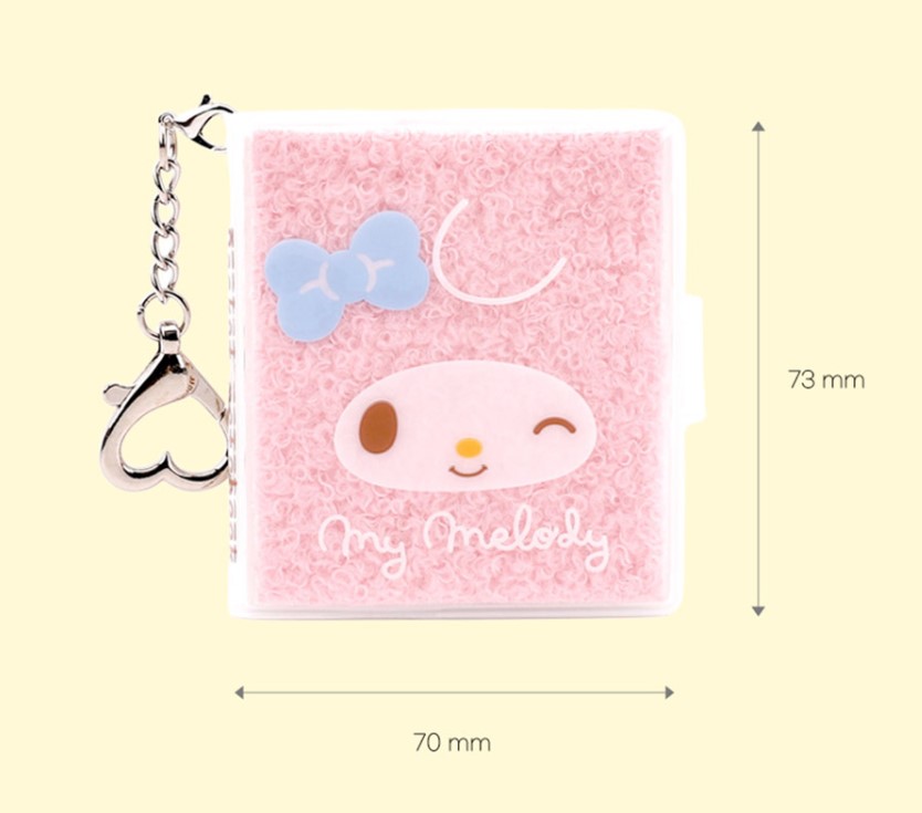  【預訂】韓國直送 Sanrio 迷你筆記本鑰匙圈 
