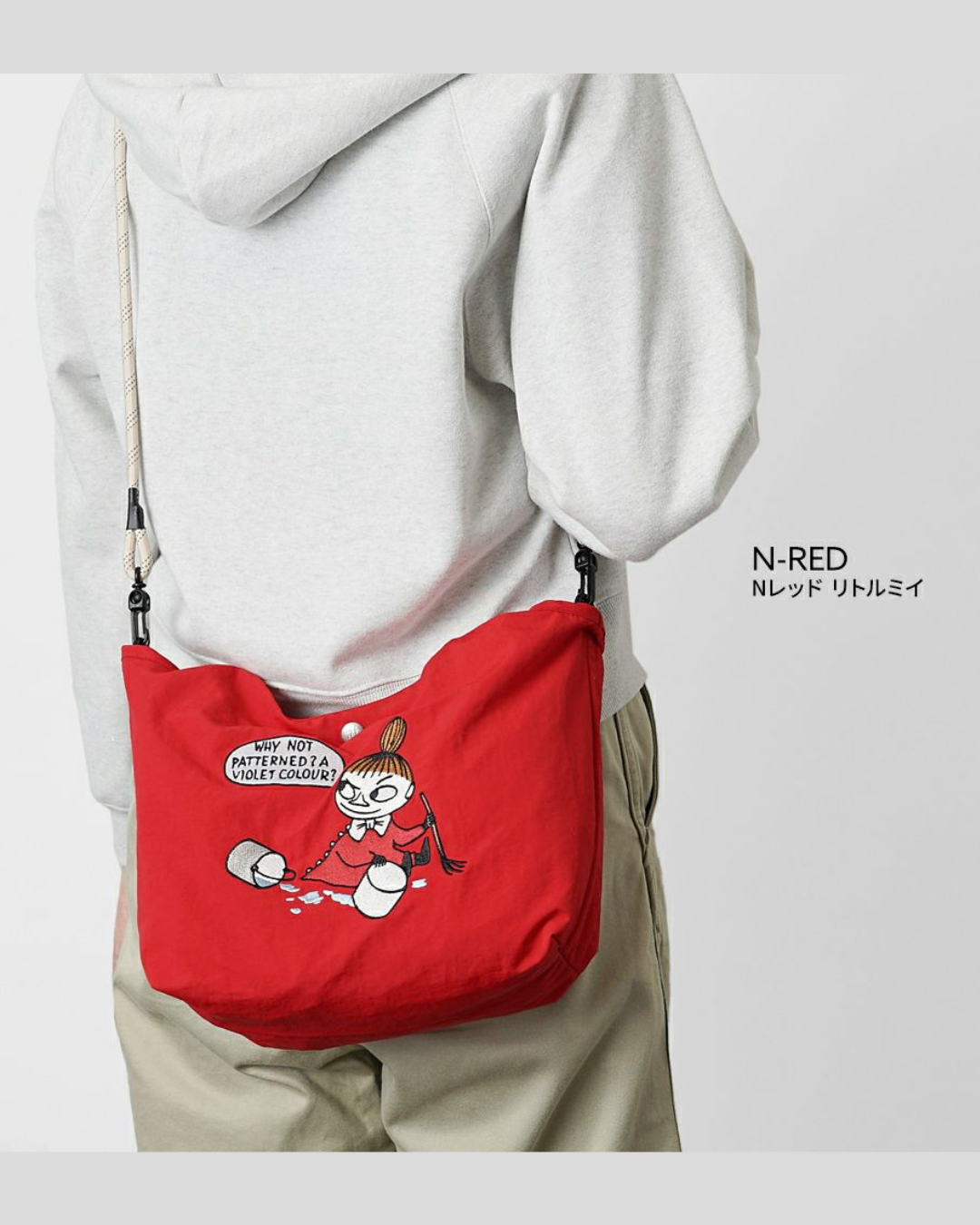 日本代購 【 2026新色 日本 直送 Moomin 姆明 | Little My 阿美 2way 輕便 防水 刺繡袋 】