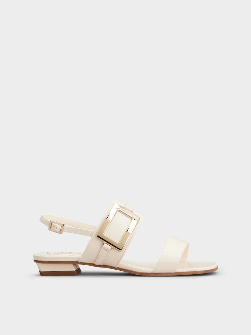 限時優惠✨新款🆕訂貨🍒RV Belle 白色方扣2.5cm sandal  Size 37.5/38.5/39/41 only
