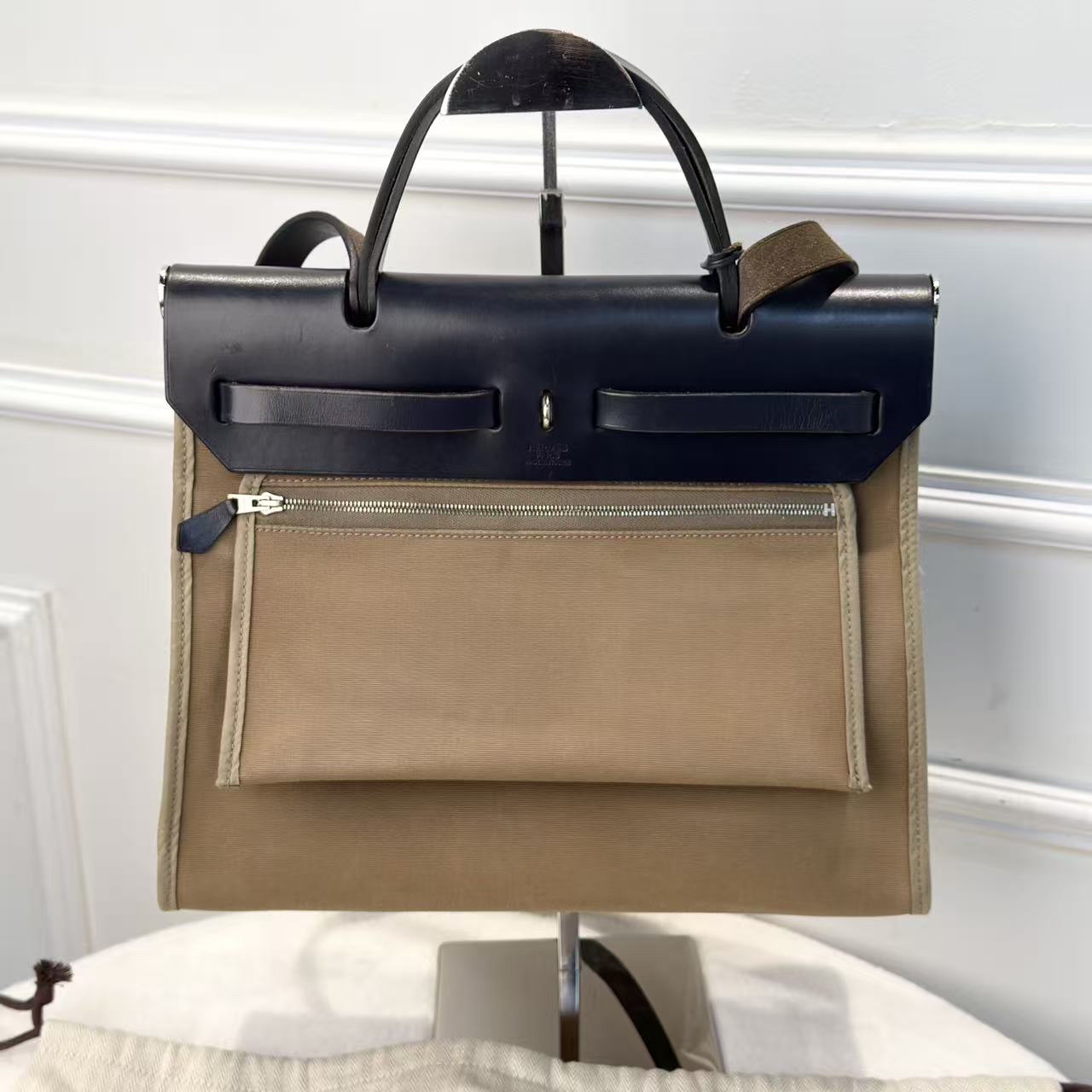 Hermes Herbag 31 奶茶拼色