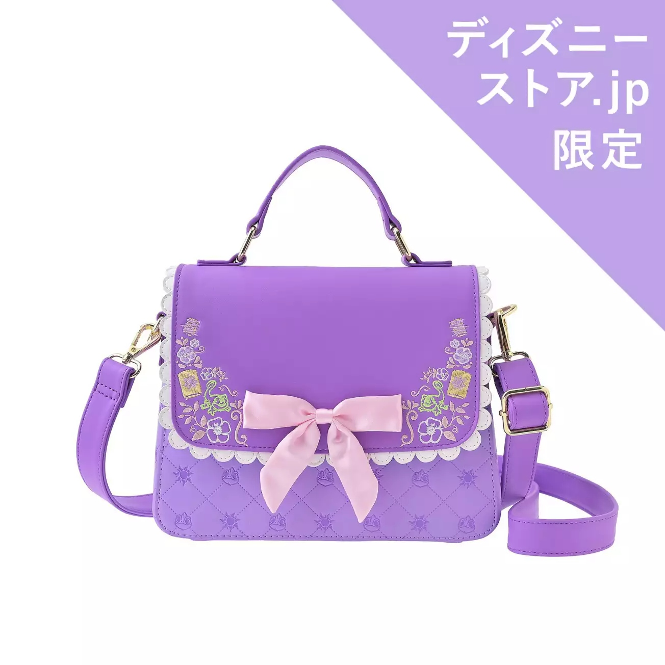 🌸 【預訂】Rapunzel 2-Way Shoulder Bag - Disney x Loungefly -28/8新品