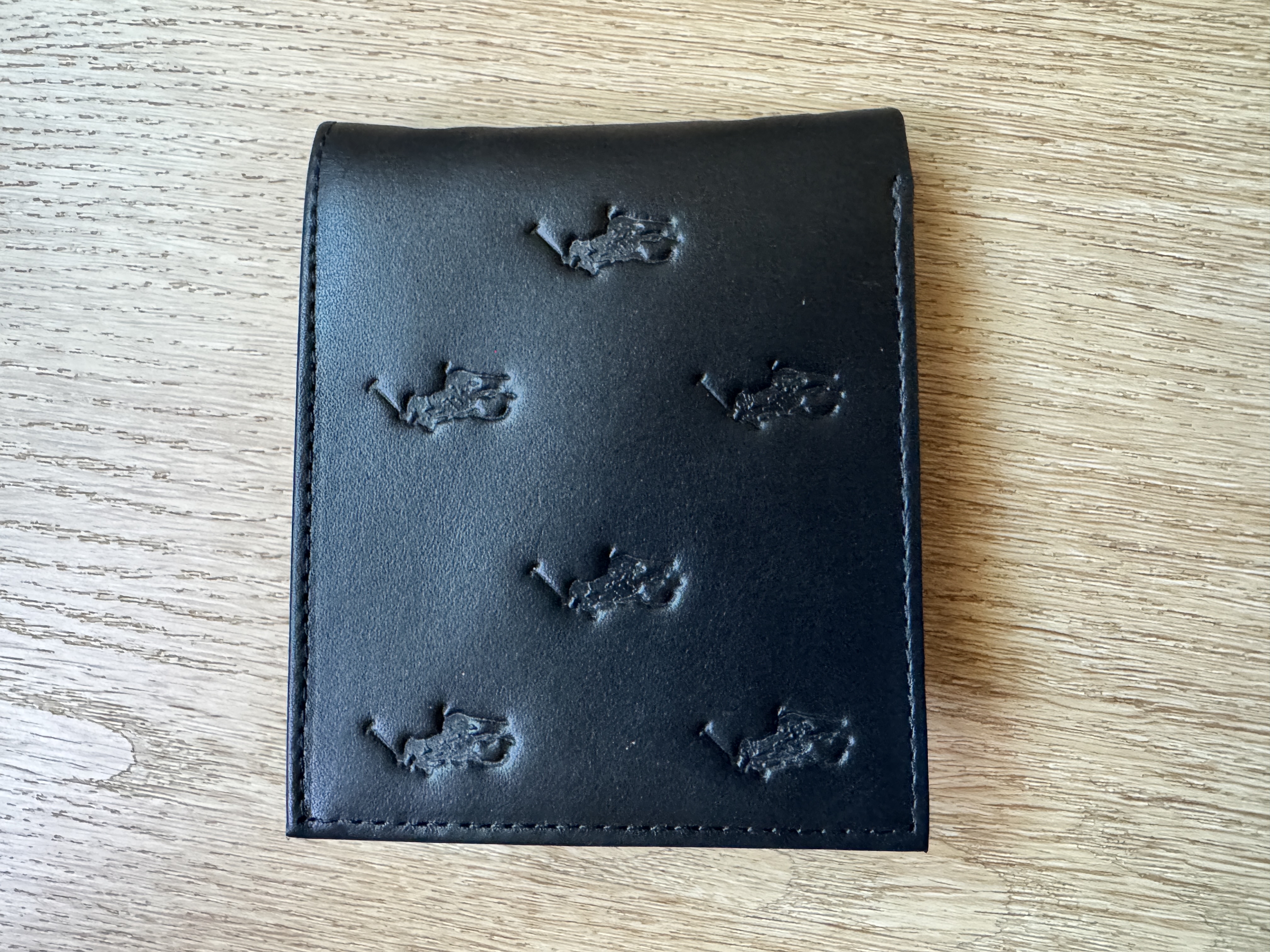 Polo Ralph Lauren黑色皮銀包 (香港現貨)