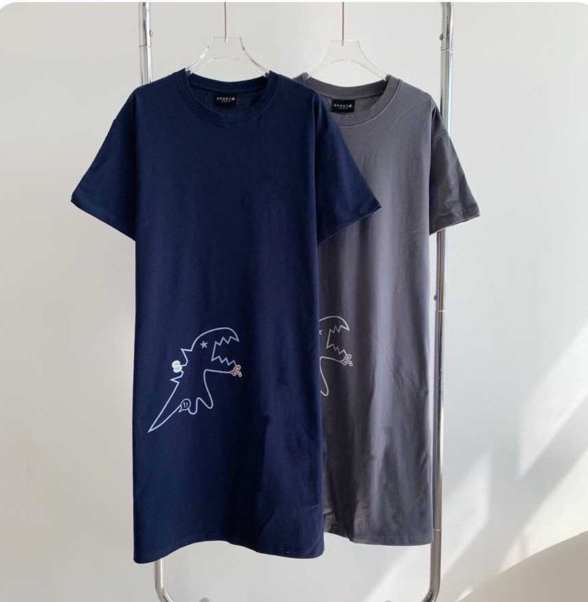 預訂 agnes b. sport b. 女裝Dino恐龍短袖連身裙 [貨號26A382]