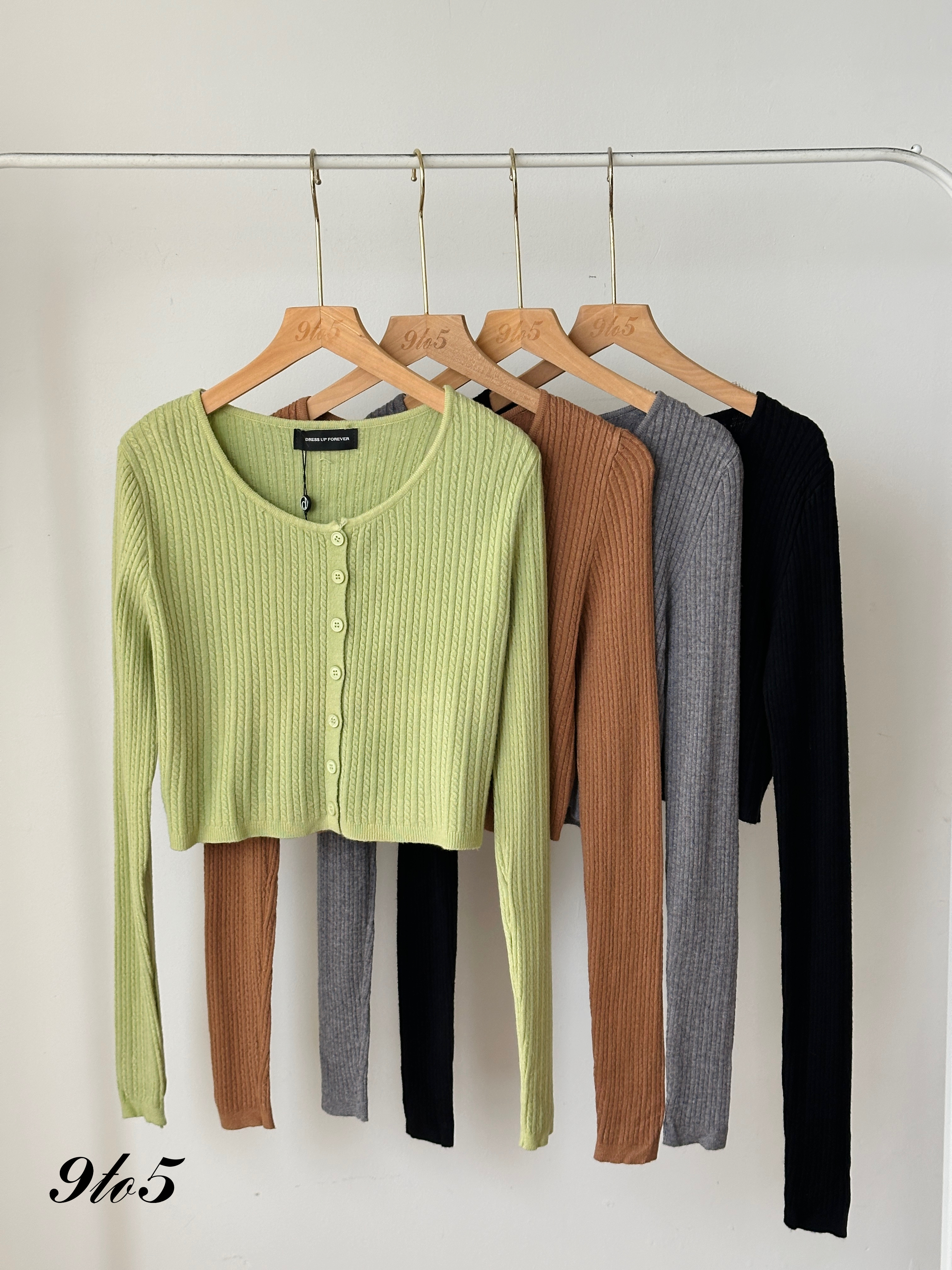 T3898 Long Sleeve Knit Top - 4 Colors