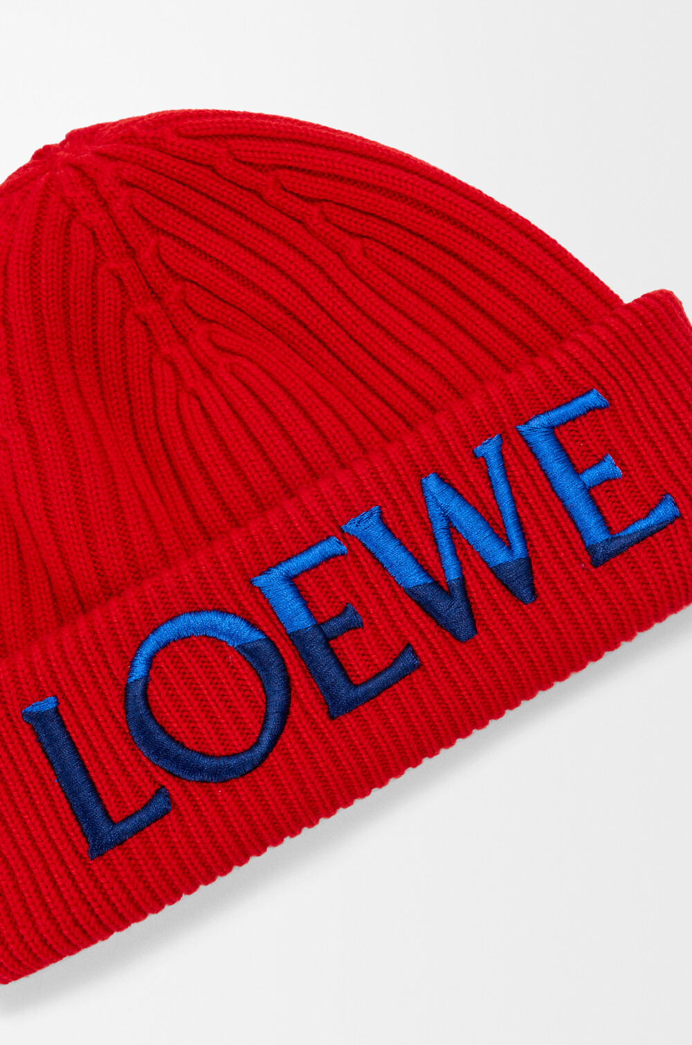 限時優惠✨ (只限紅色)  訂貨🍒Loewe 拼色刺繡logo beanie  FREE SIZE ~ wool