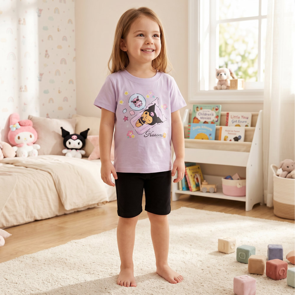 🆕【⭐訂購⭐】🌀 🇯🇵 日本直送 #Sanrio 曬黑公仔 短袖家居服套裝［4款選］🌀[PLGA-0135] [260827]