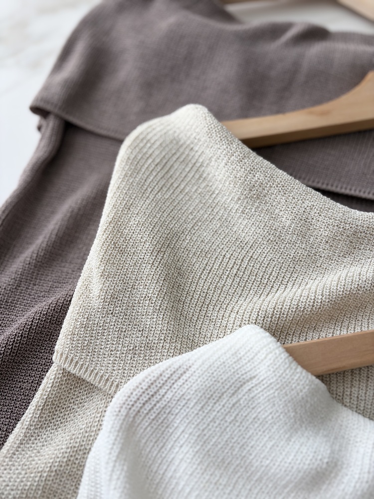 Linen Off Shoulder Top (Oat)