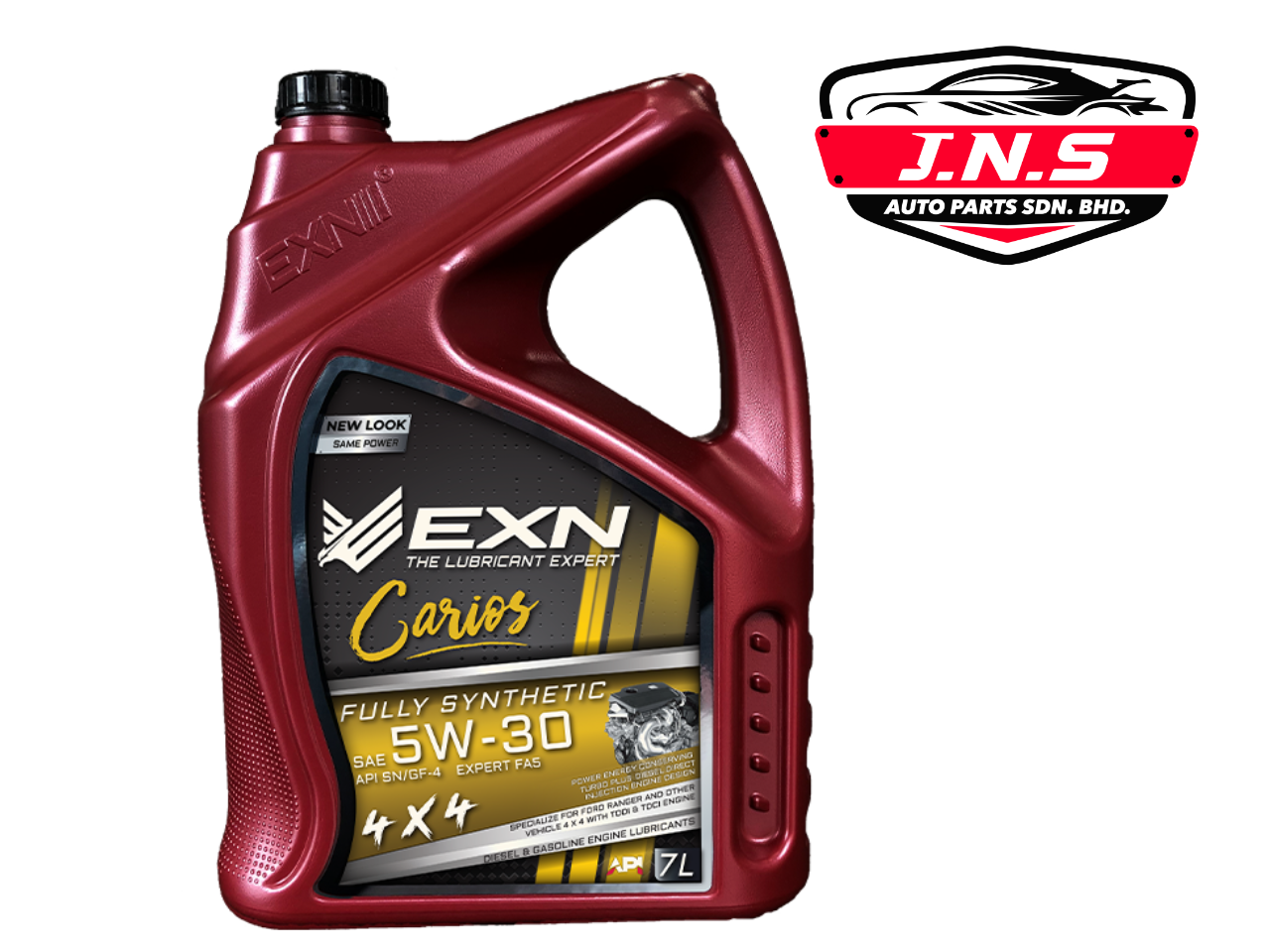 EXN Carios Fully Synthetic SAE 5W-30 4x4 Diesel & Gasoline Engine Oil 7L (for TDDi & TDCi)
