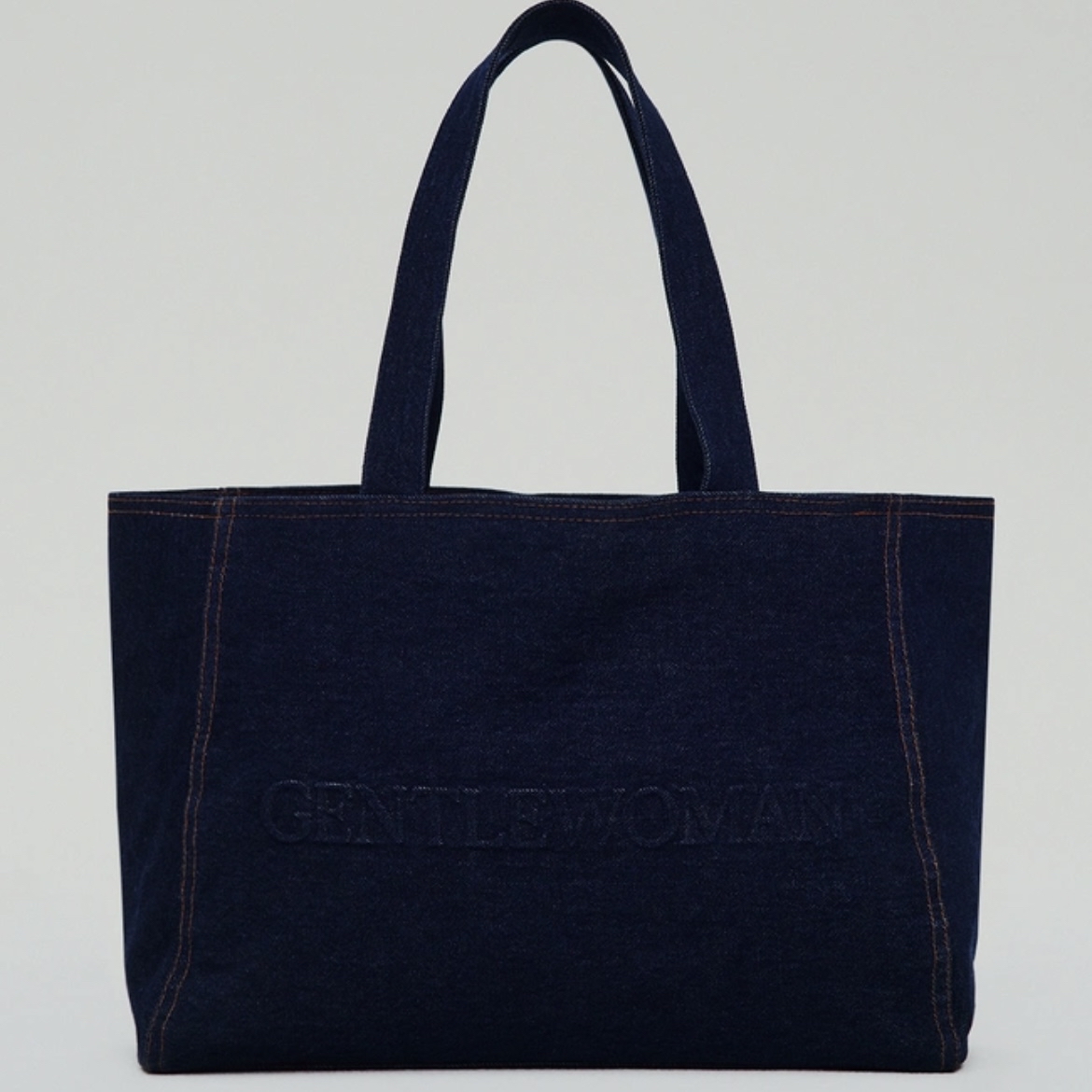 預購 | 🇹🇭GENTLEWOMAN DENIM EMBOSSED TOTE(NAVY) BG1123-2