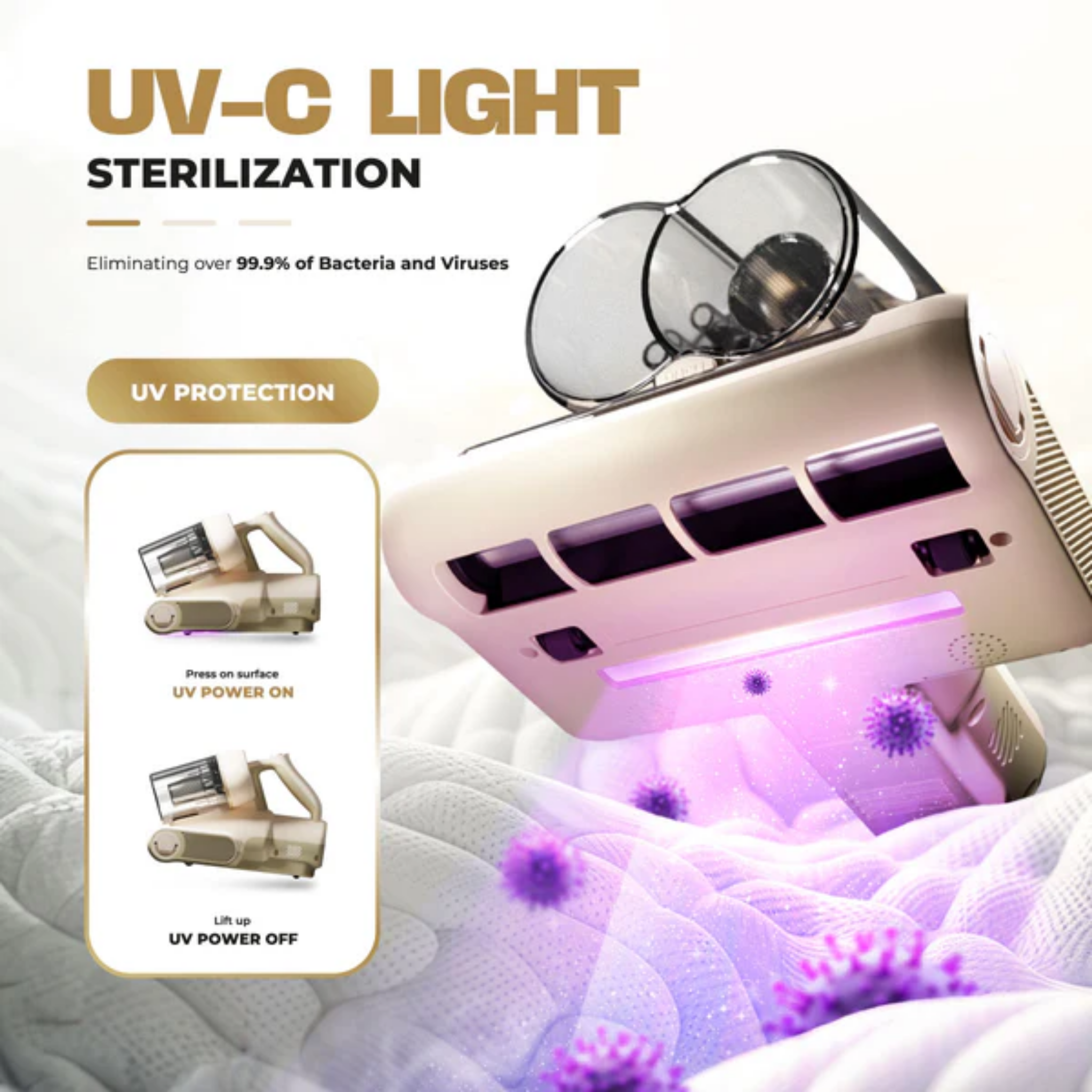 Russell Taylors Dual Cup Dust Mite Vacuum (VM20)