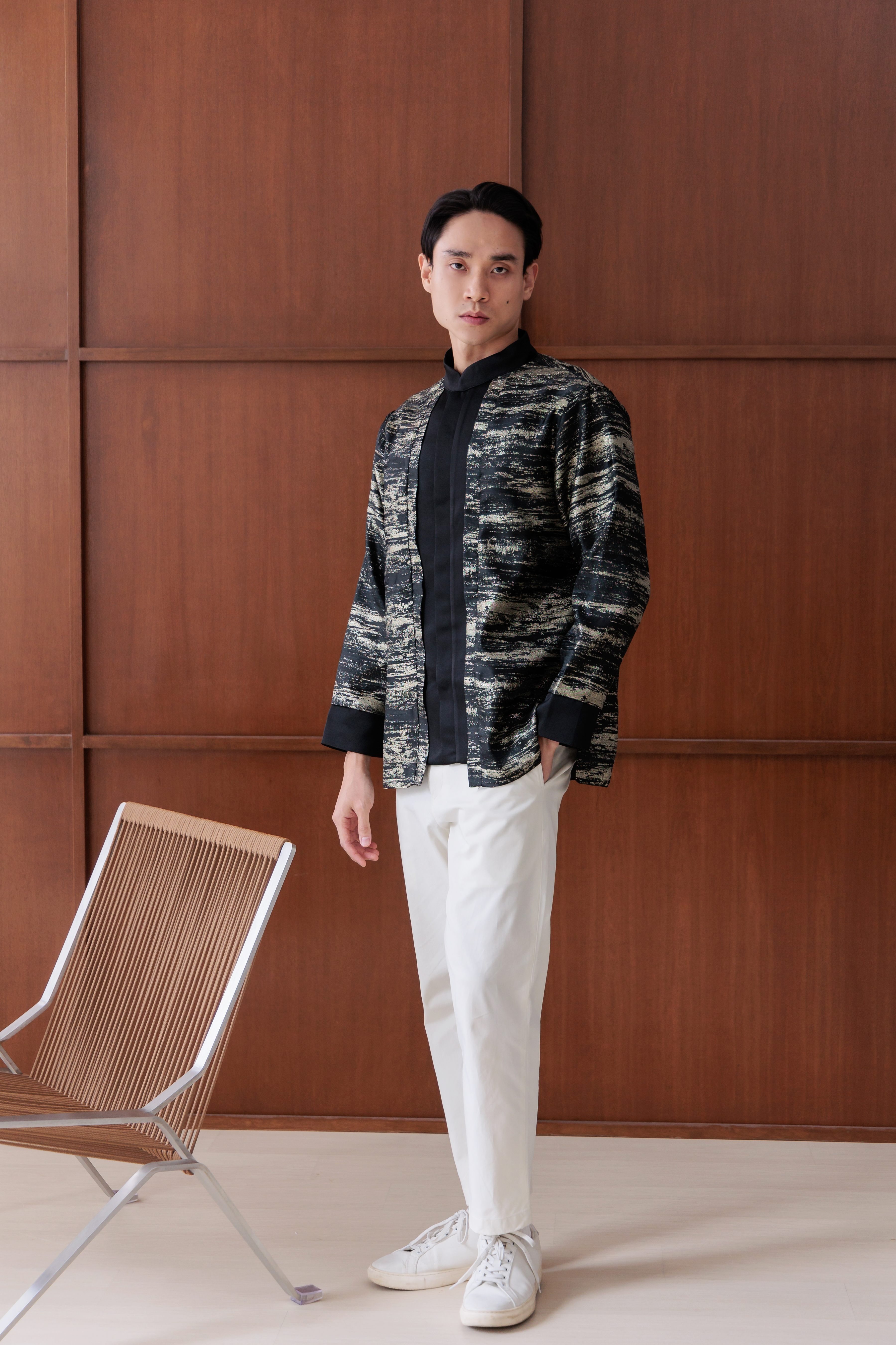 【Pre- Order】Cinematic Gold Grunge Shirt  鎏金韶华 IW007